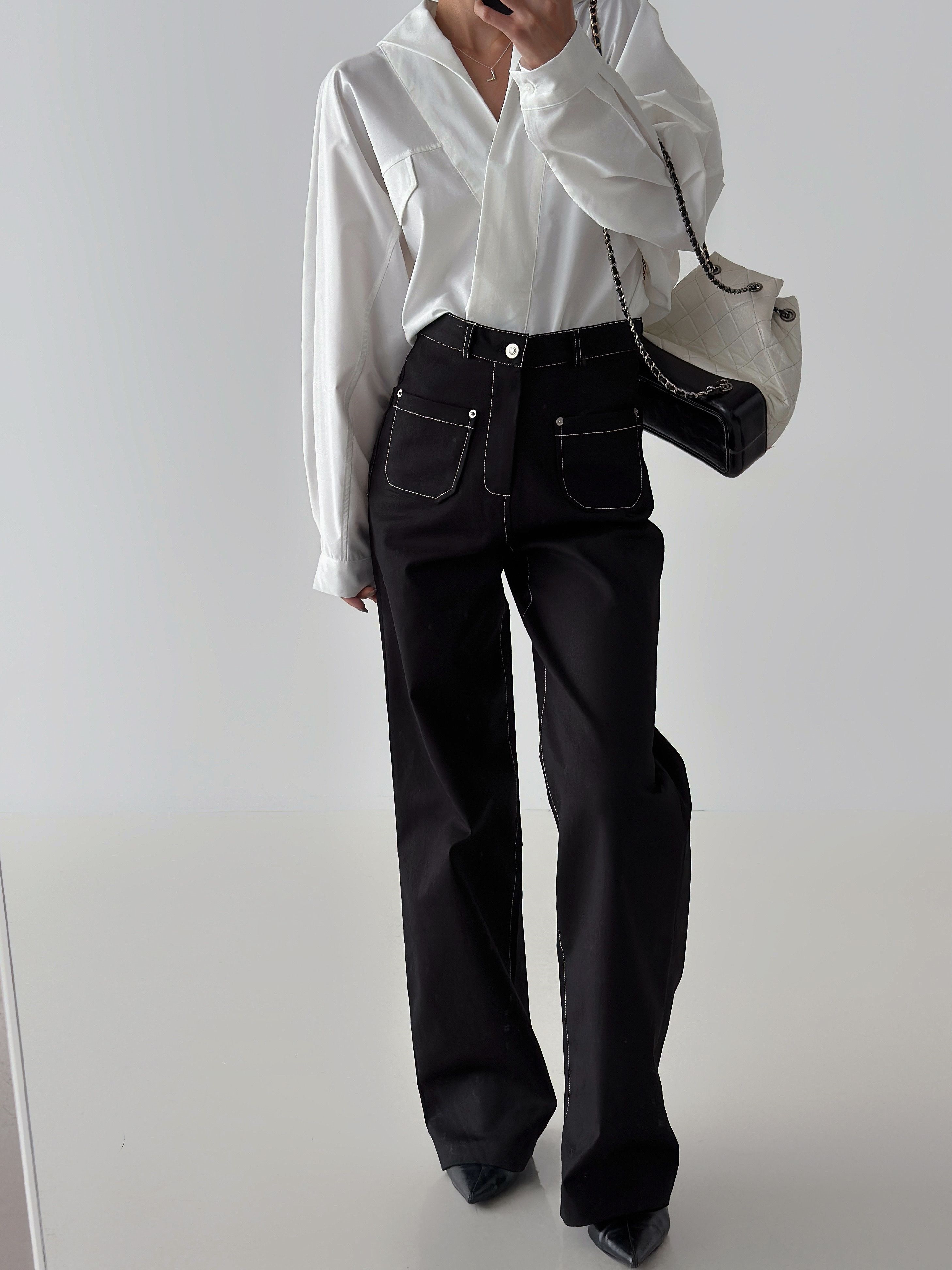 アウトポケットステッチフレアパンツ | 詳細画像2