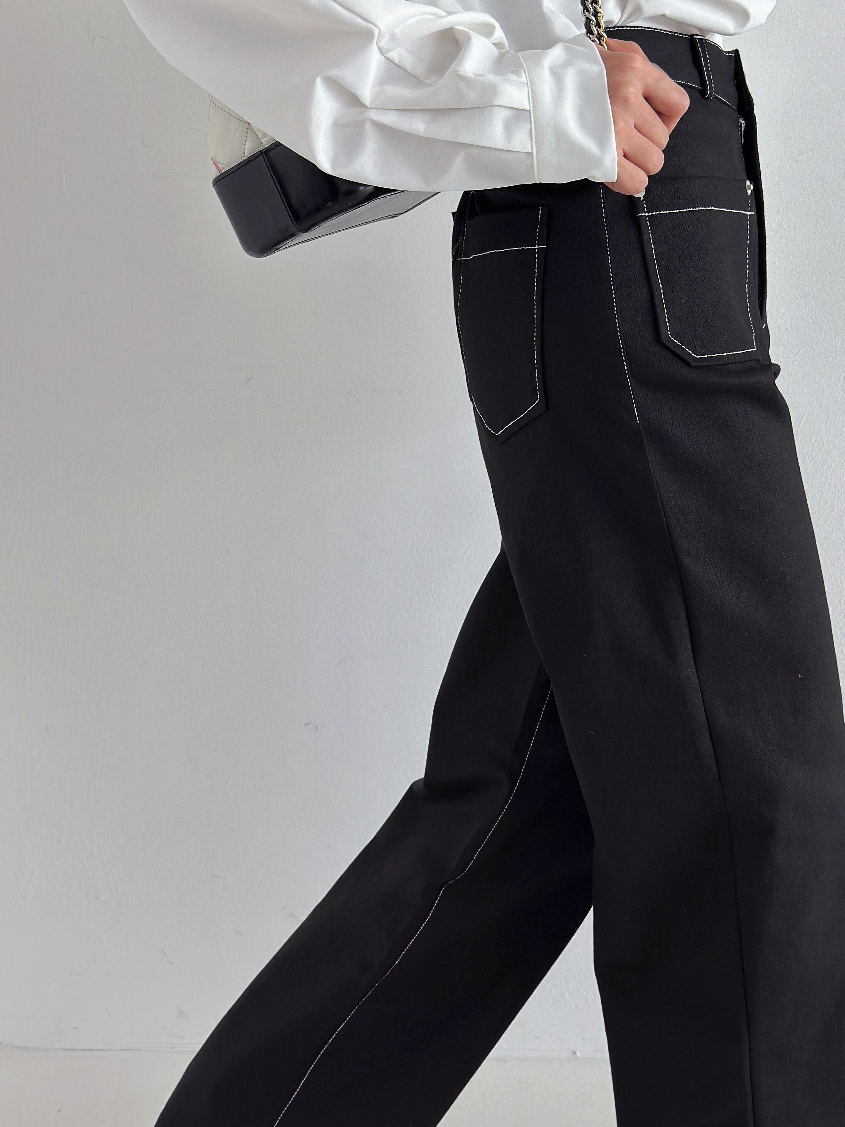 アウトポケットステッチフレアパンツ | 詳細画像4