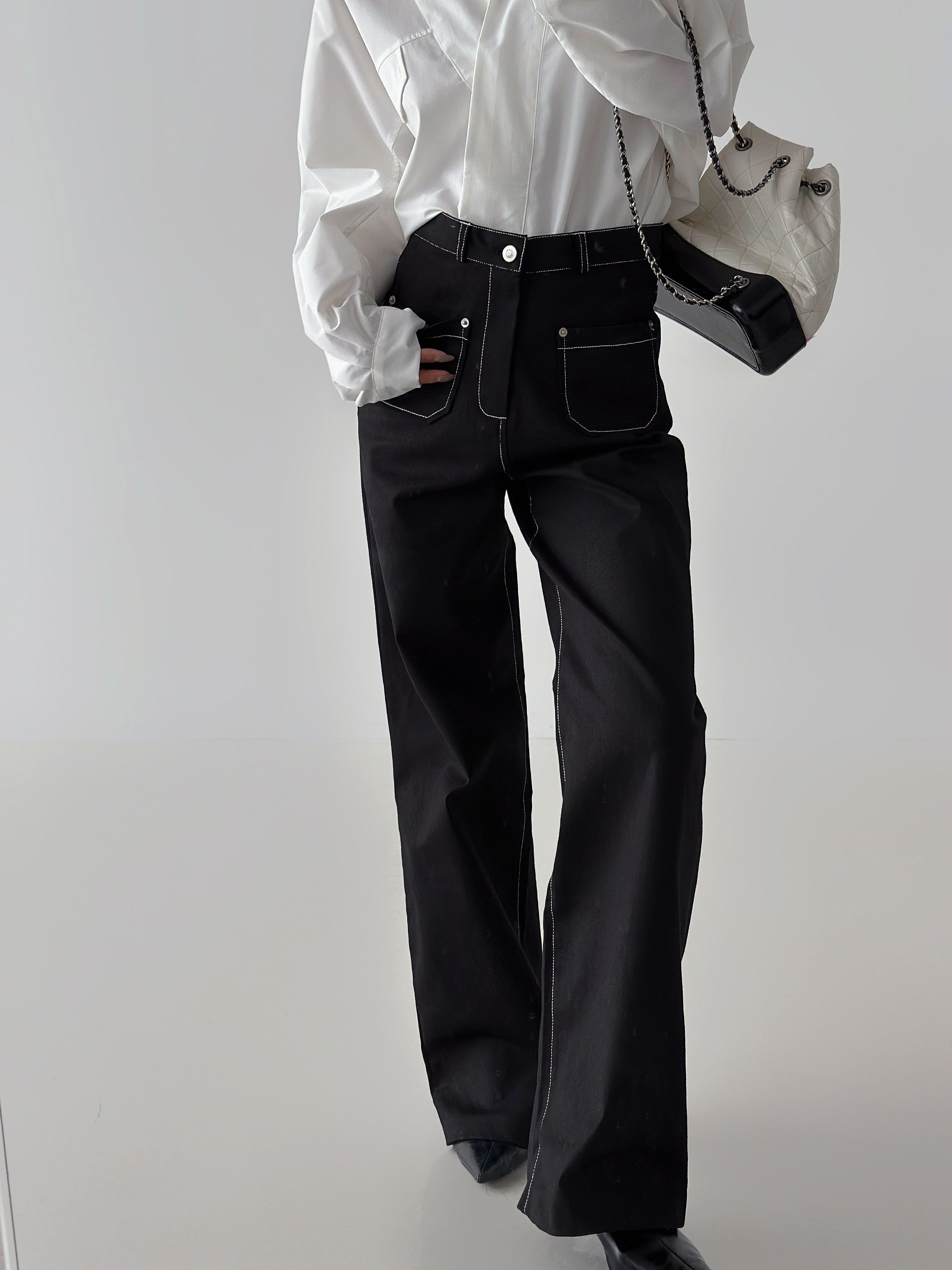 アウトポケットステッチフレアパンツ | 詳細画像11