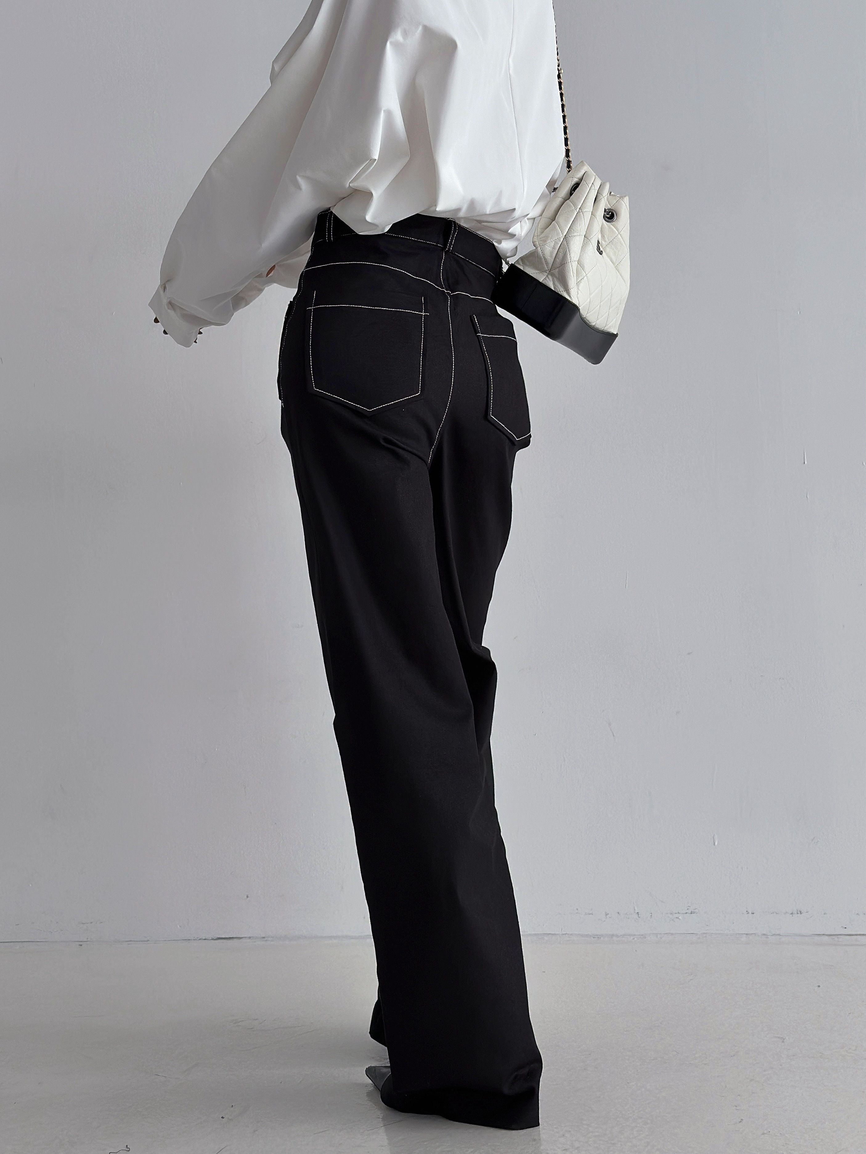 アウトポケットステッチフレアパンツ | 詳細画像12