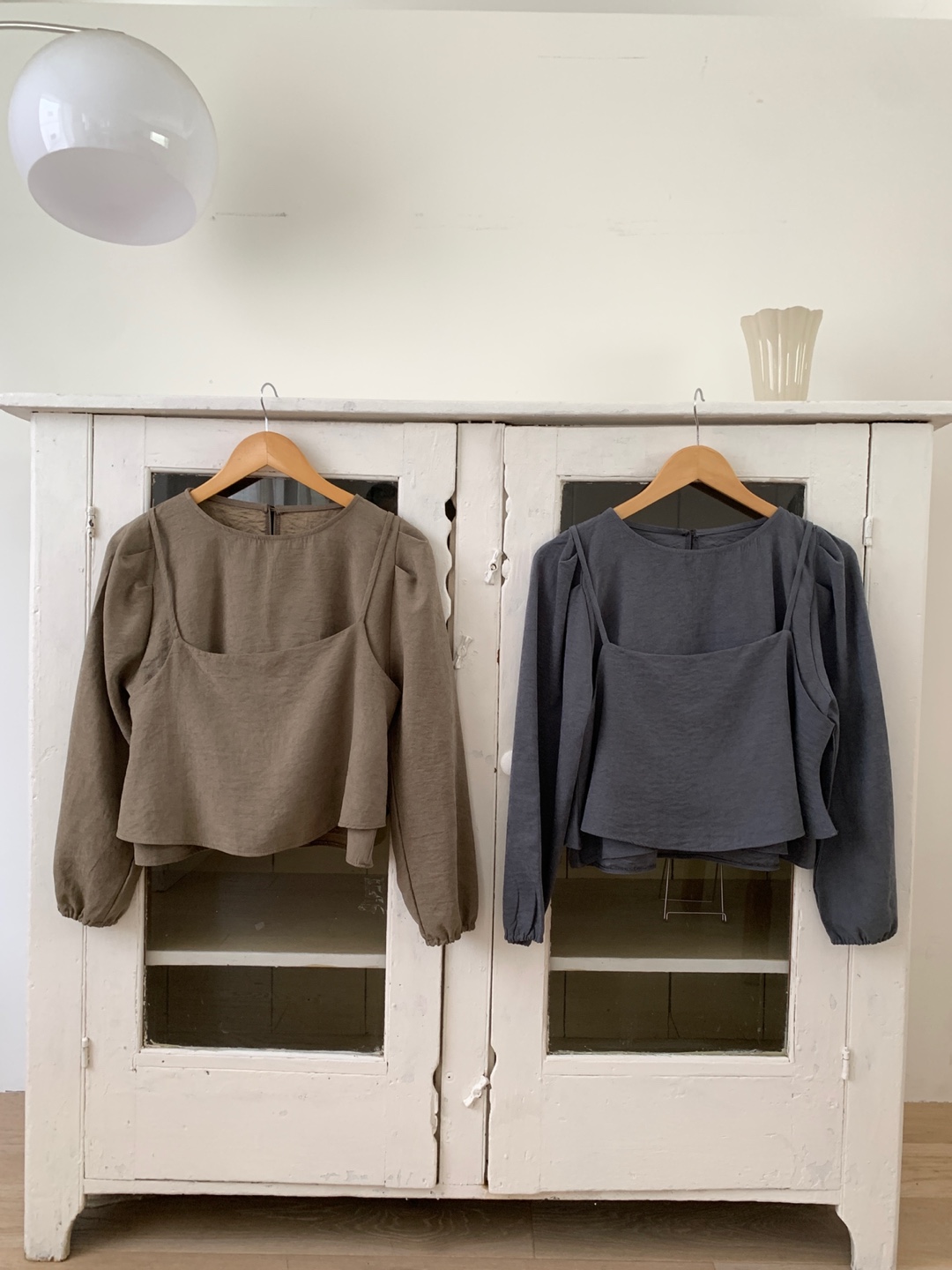 スエード調ビスチェ&パフブラウスSET | 詳細画像10