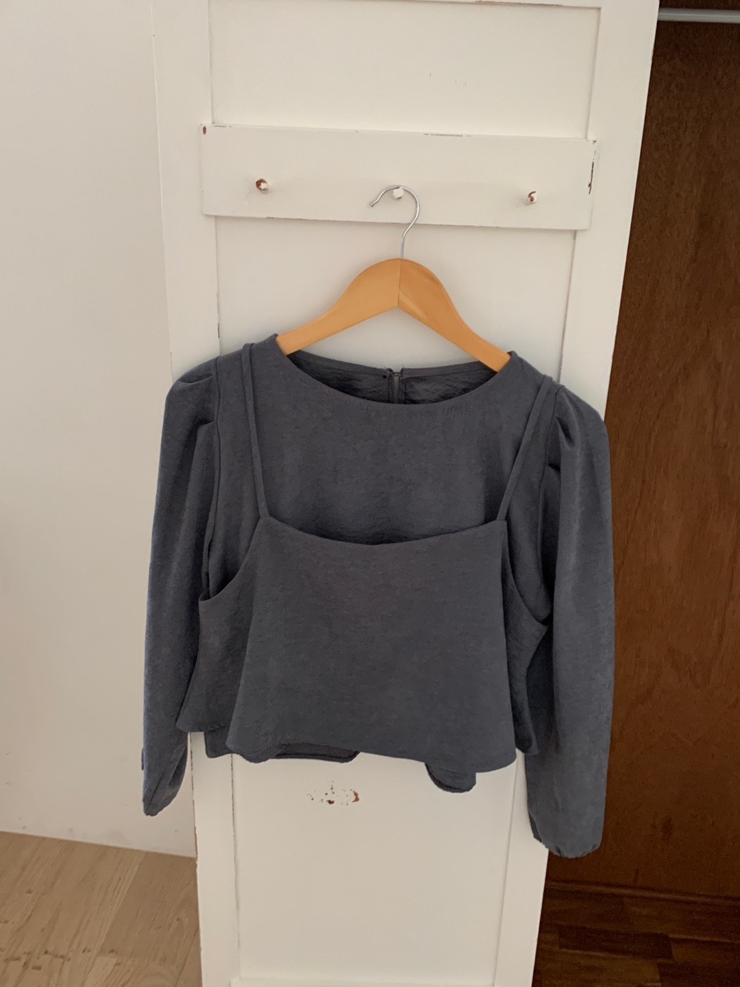 スエード調ビスチェ&パフブラウスSET | 詳細画像12