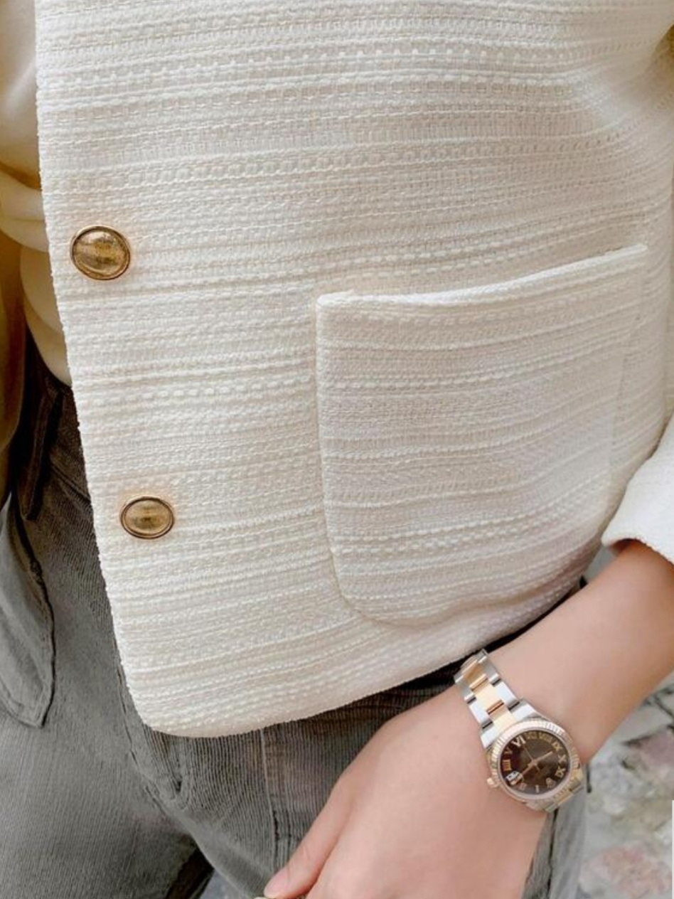 ゴールドボタンポケットツイードジャケット | 詳細画像5