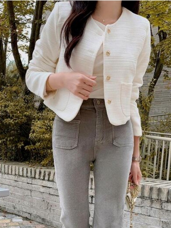 ゴールドボタンポケットツイードジャケット | 詳細画像7