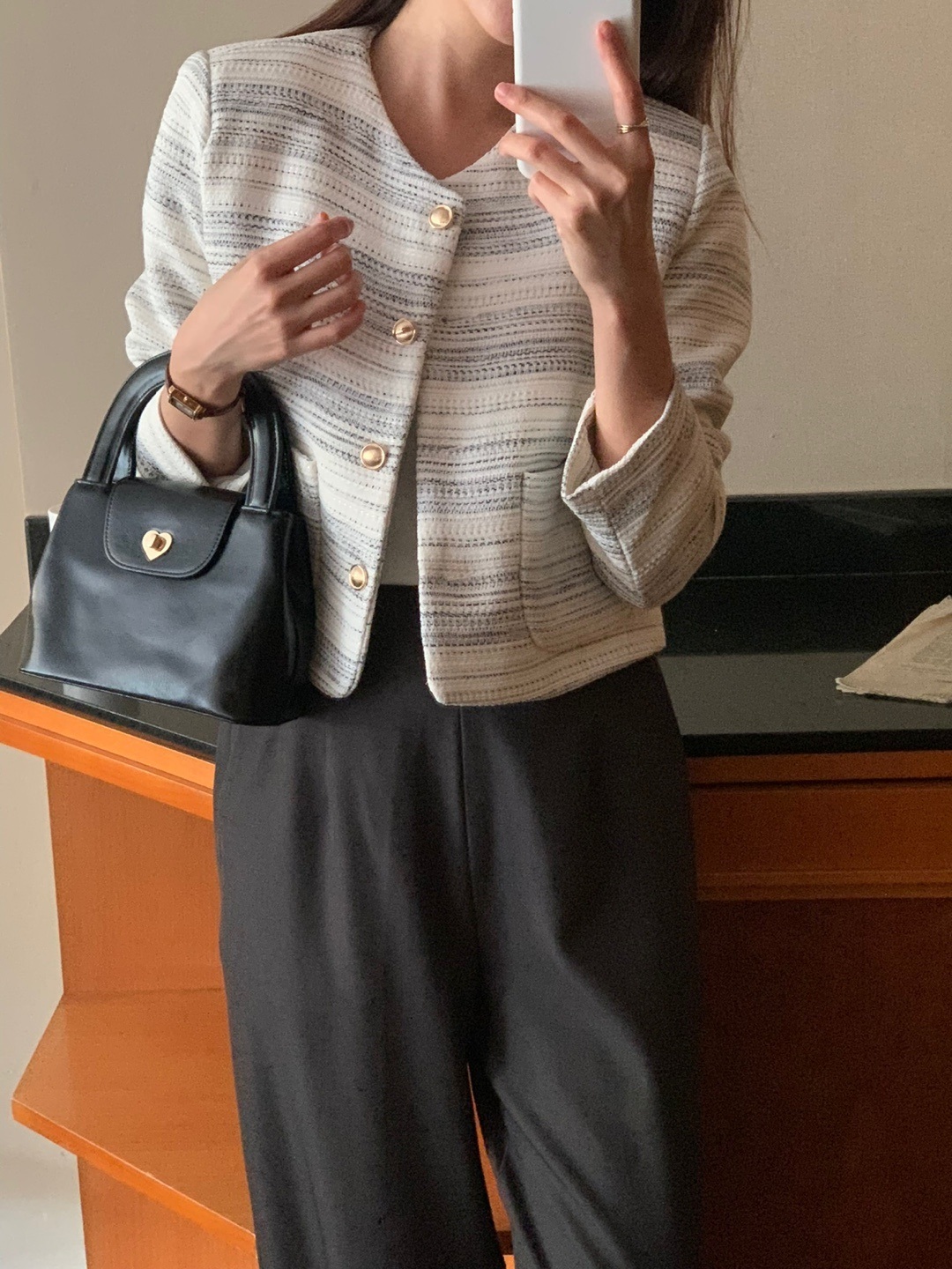 ゴールドボタンポケットツイードジャケット | 詳細画像15