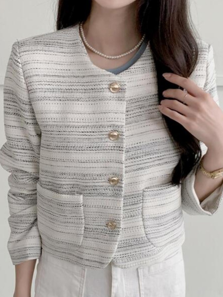 ゴールドボタンポケットツイードジャケット | 詳細画像17