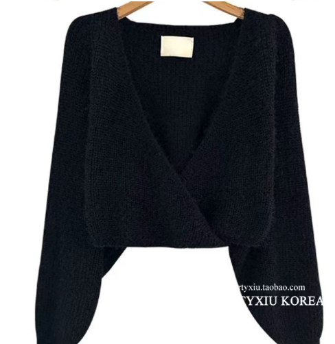 ルーズカシュクールシャギーニット | 詳細画像12