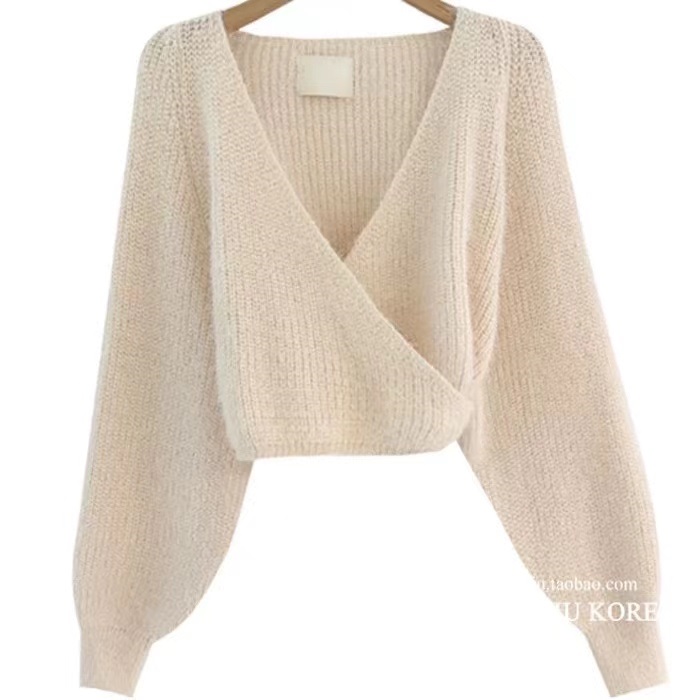 ルーズカシュクールシャギーニット | 詳細画像13