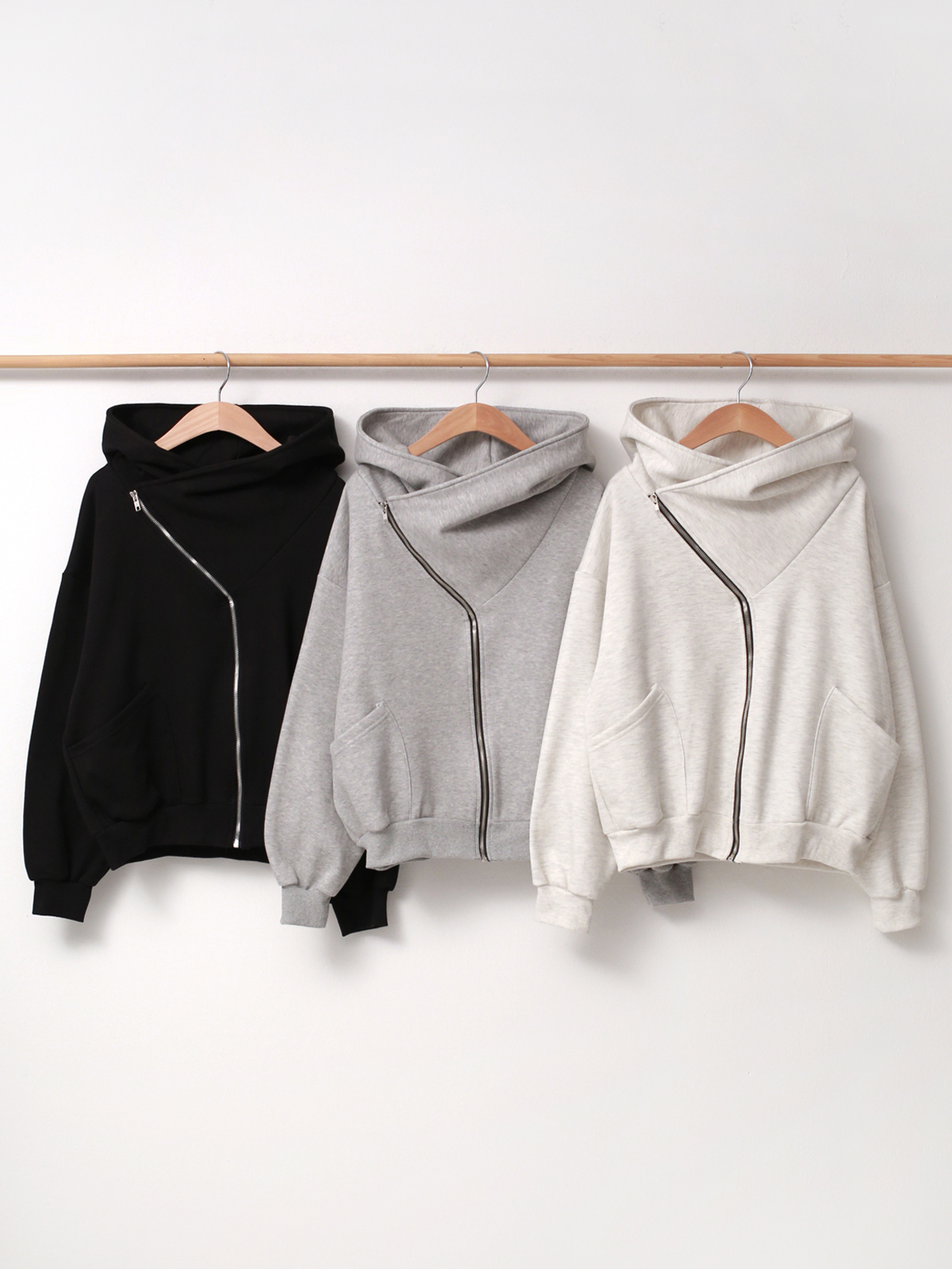 2WAYアンバランスジップパーカー&ワイドパンツSET | 詳細画像19