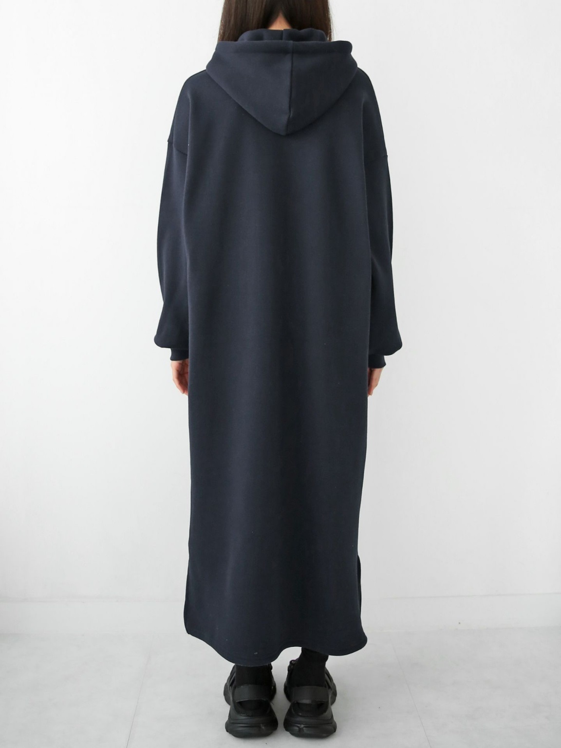 裏起毛STANDARDマフポケパーカーワンピース | 詳細画像13