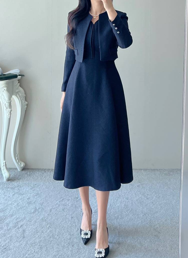 専用　最高級♡FOXEY ベル袖フレアワンピース ミッドナイトブルー38 1863407_25388868_k6.jpg?f=webp