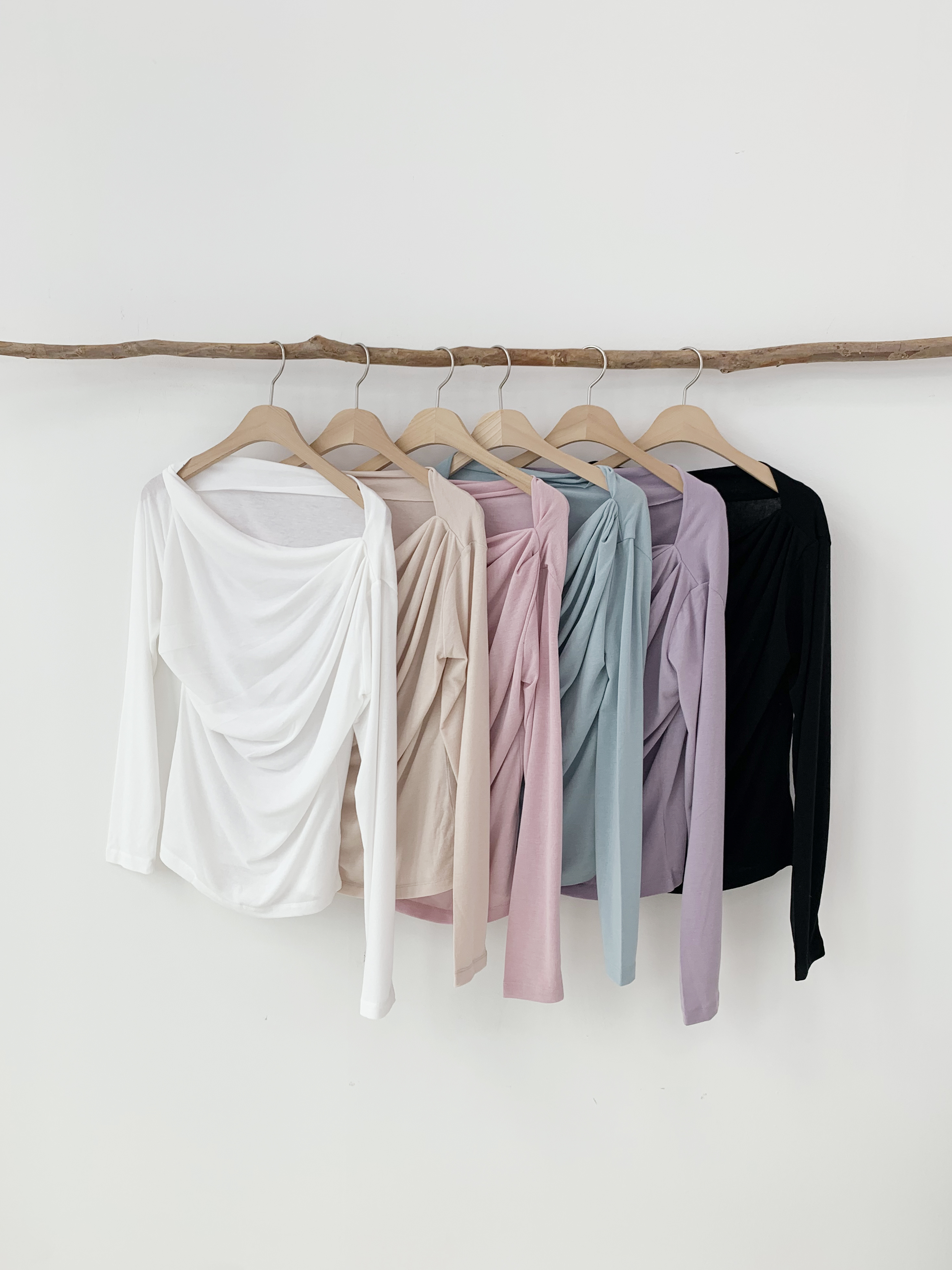 ドレープネック長袖Tシャツ | 詳細画像6