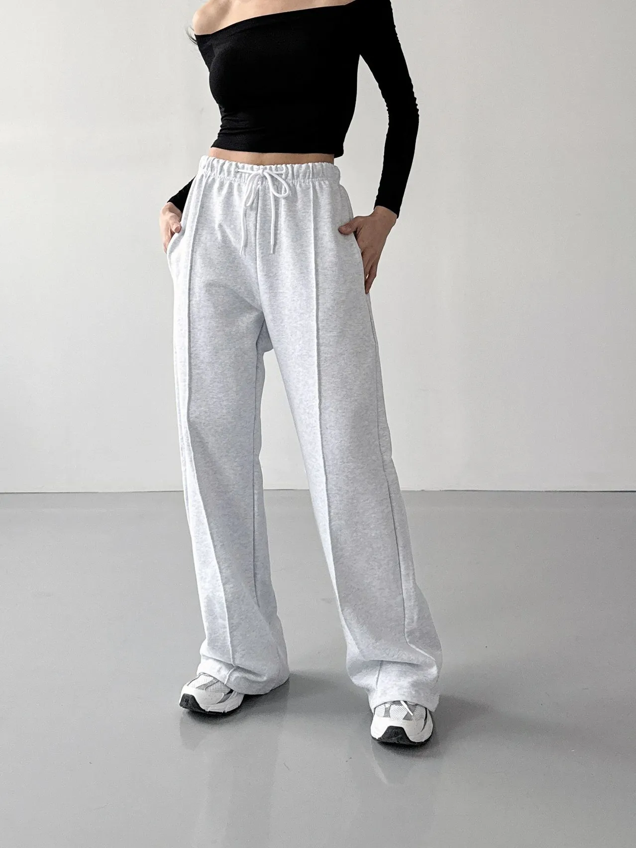 ドロストセンターラインスウェットパンツ | 詳細画像1