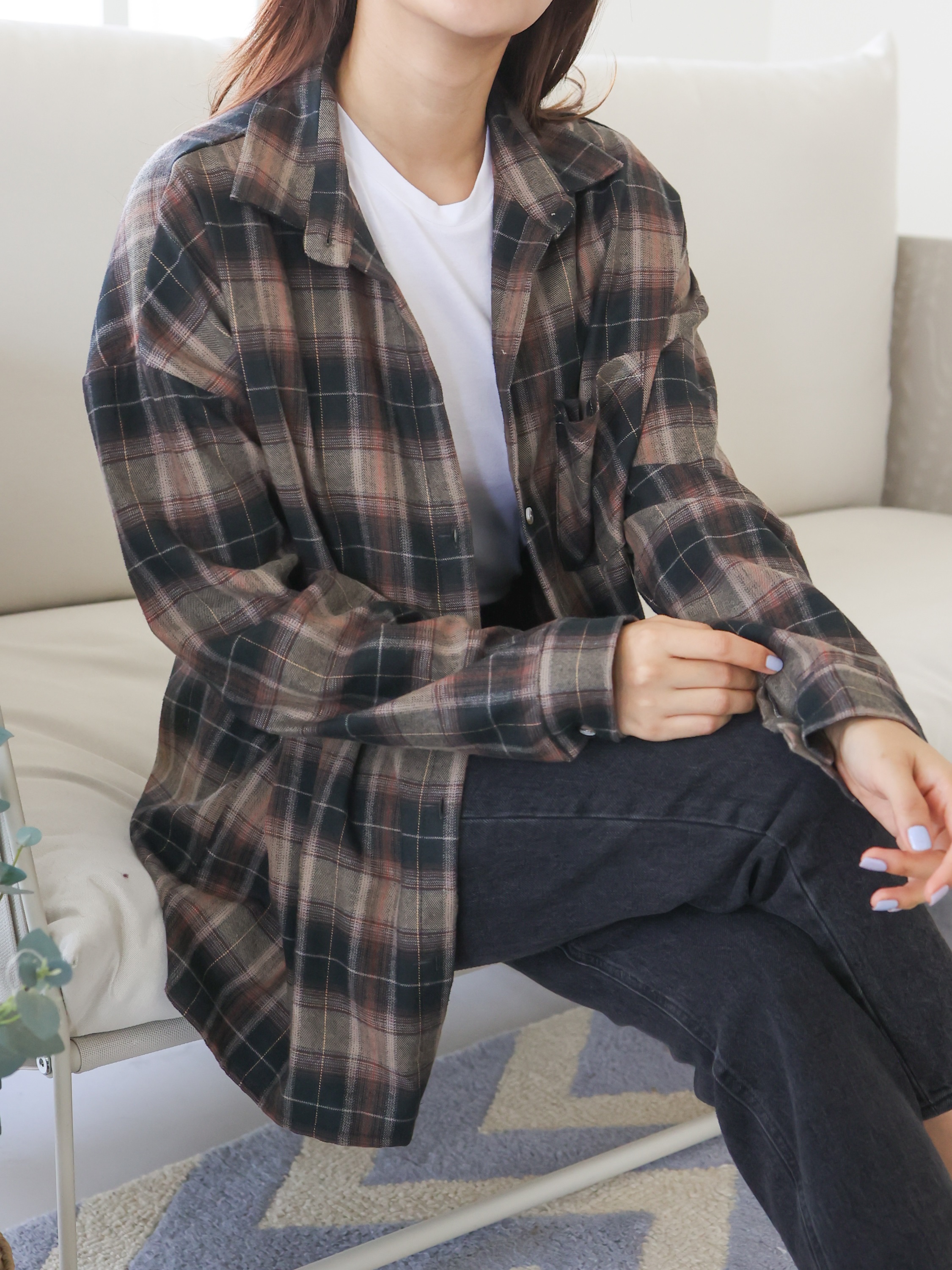 ワンポケボクシーチェックシャツ | 詳細画像3