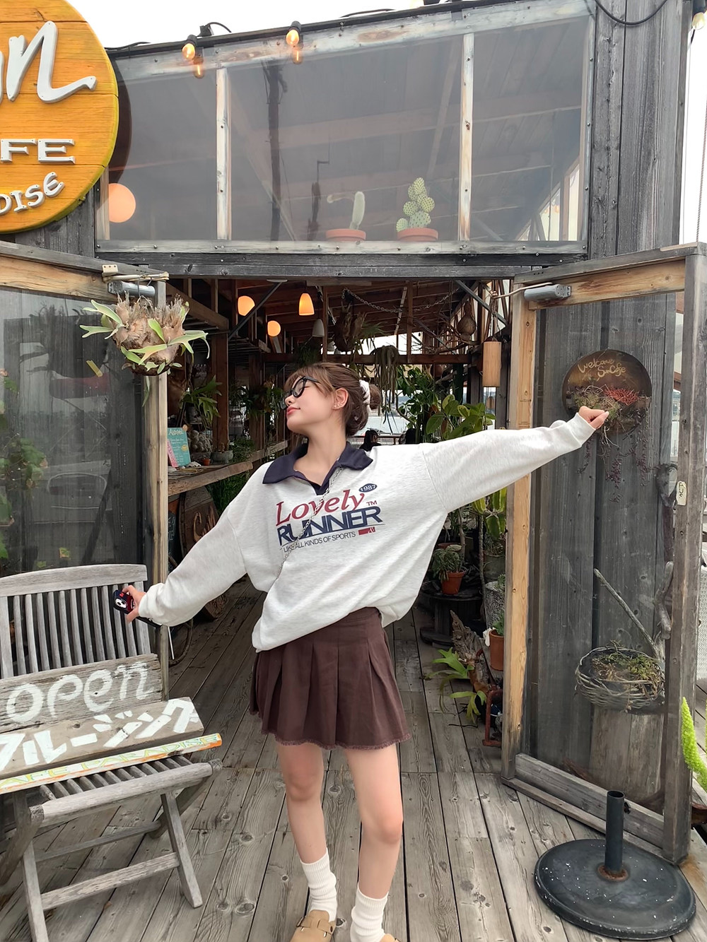 *再入荷*配色カラーネックロゴスウェット | 詳細画像4