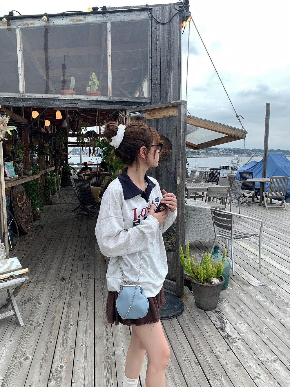 *再入荷*配色カラーネックロゴスウェット | 詳細画像5