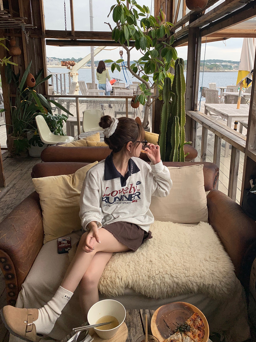 *再入荷*配色カラーネックロゴスウェット | 詳細画像8