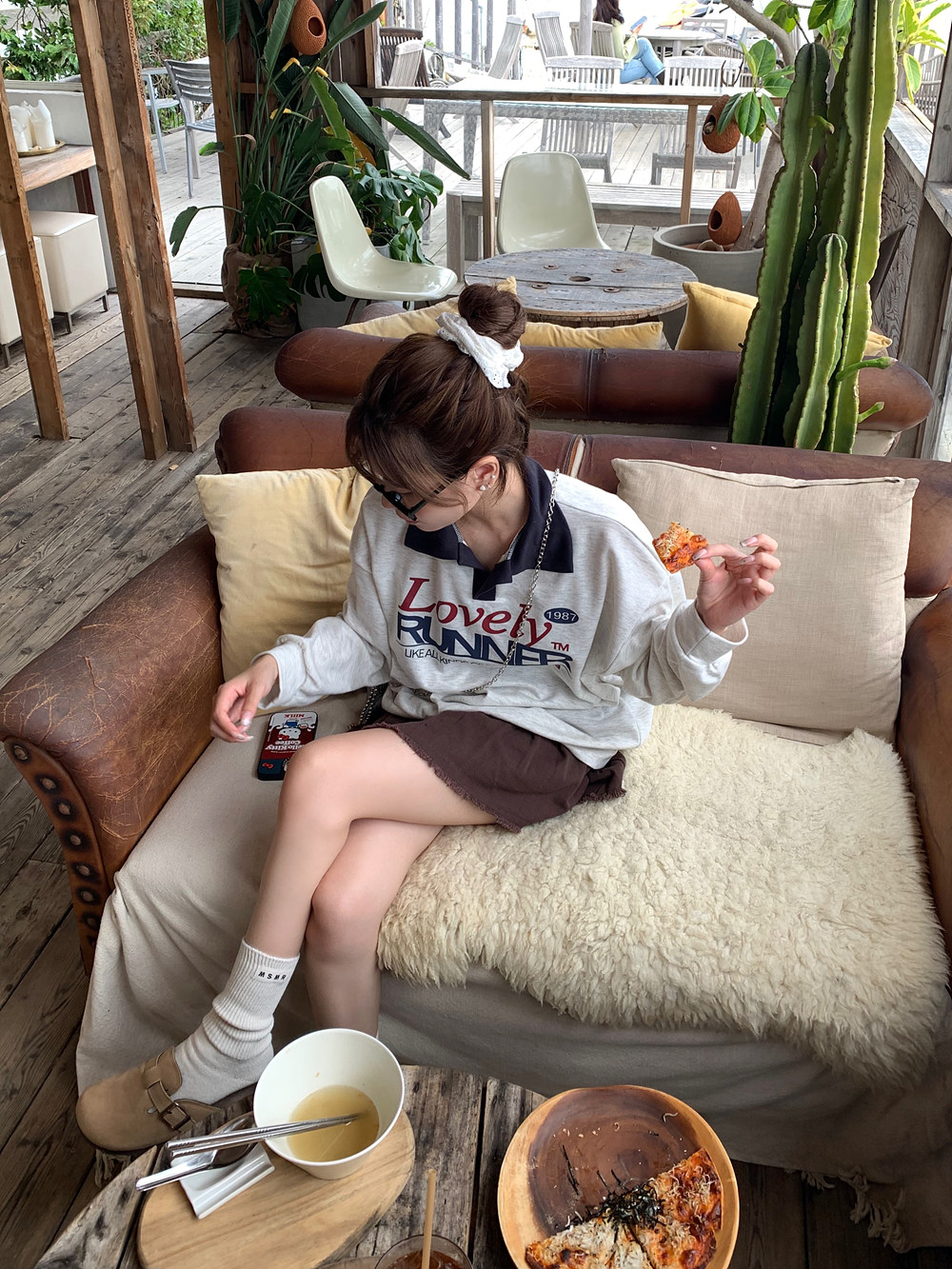 *再入荷*配色カラーネックロゴスウェット | 詳細画像9