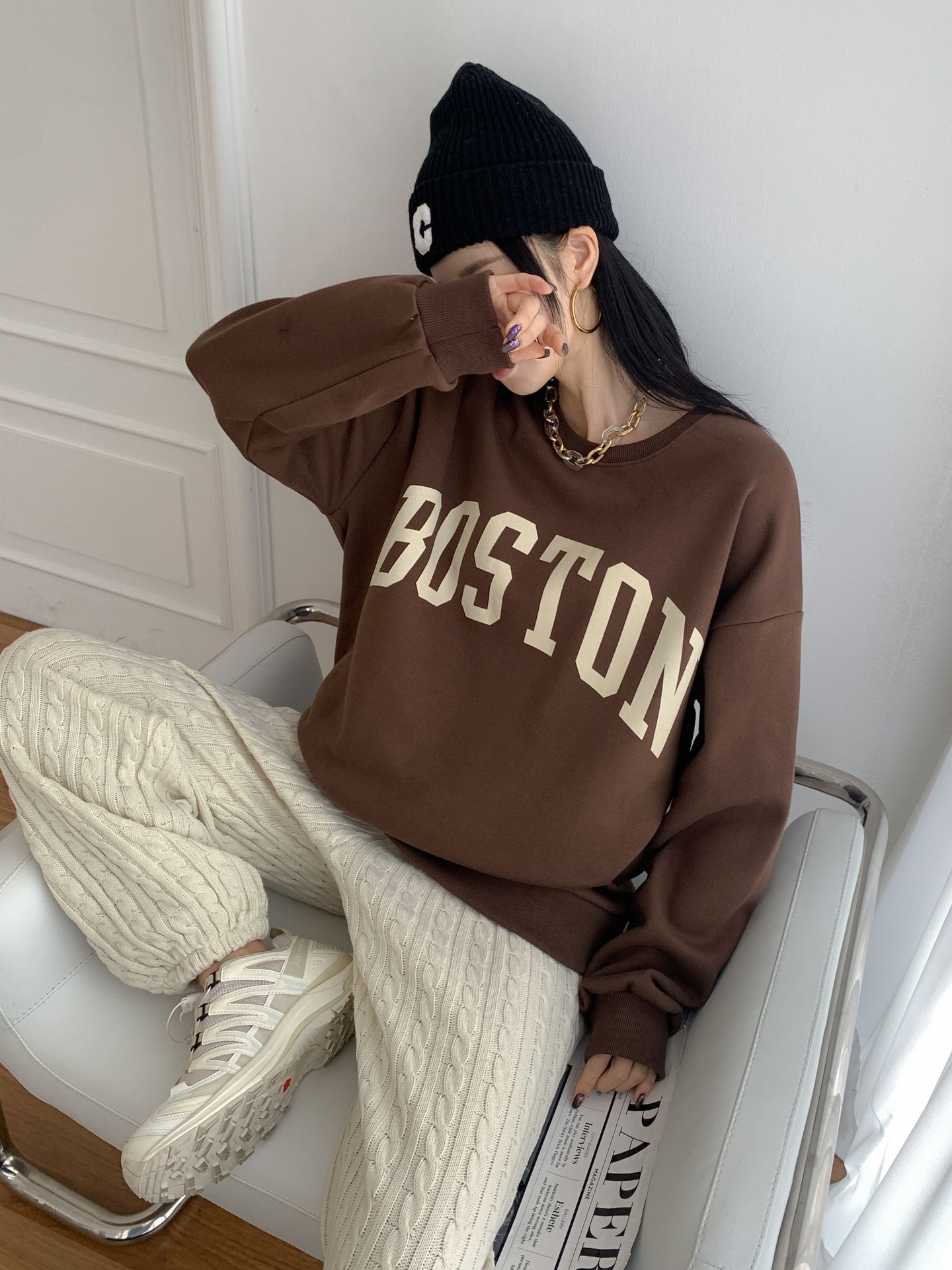裏起毛BOSTONスウェット | 詳細画像2