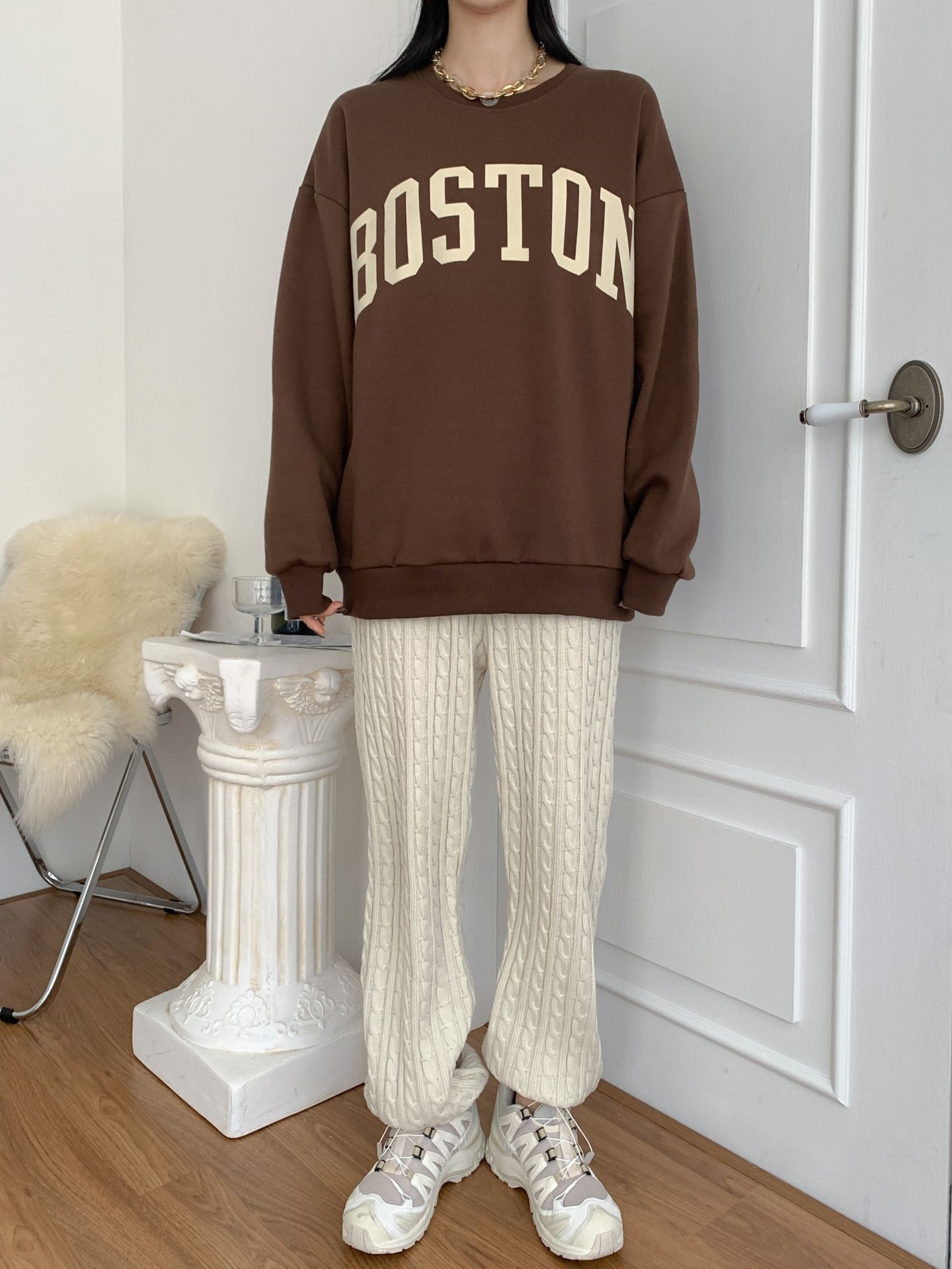 裏起毛BOSTONスウェット | 詳細画像5