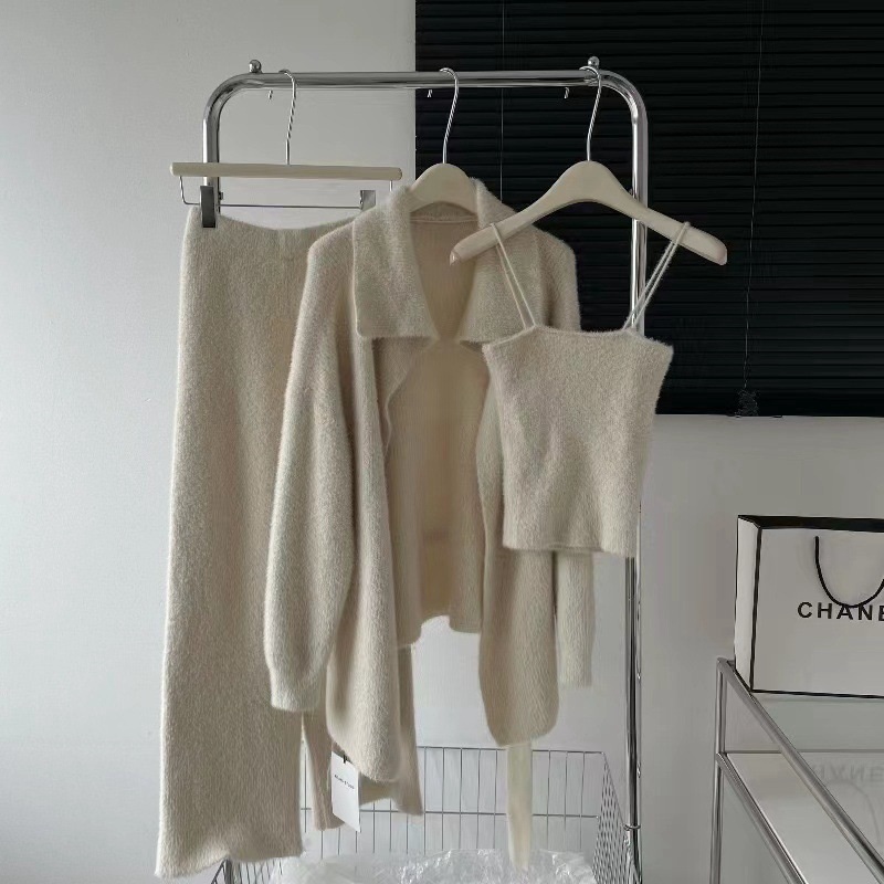 ファータッチニットキャミ&ストラップ付カーディガン&パンツ3SET | 詳細画像19