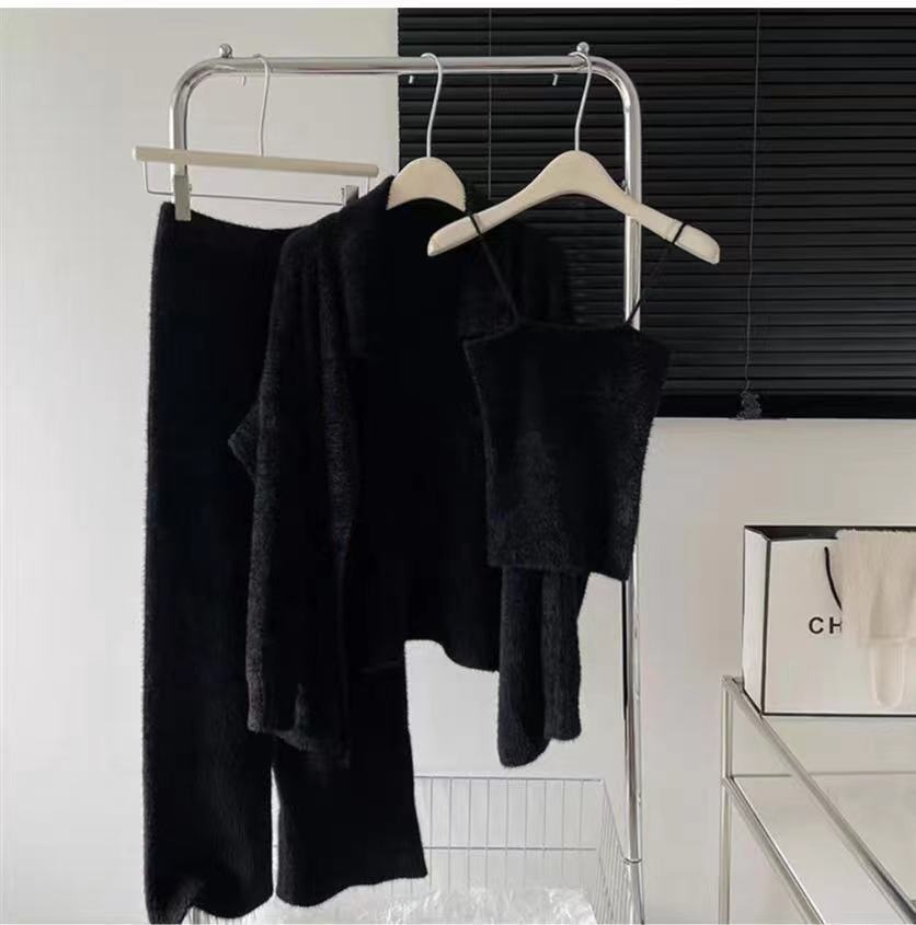 ファータッチニットキャミ&ストラップ付カーディガン&パンツ3SET | 詳細画像20