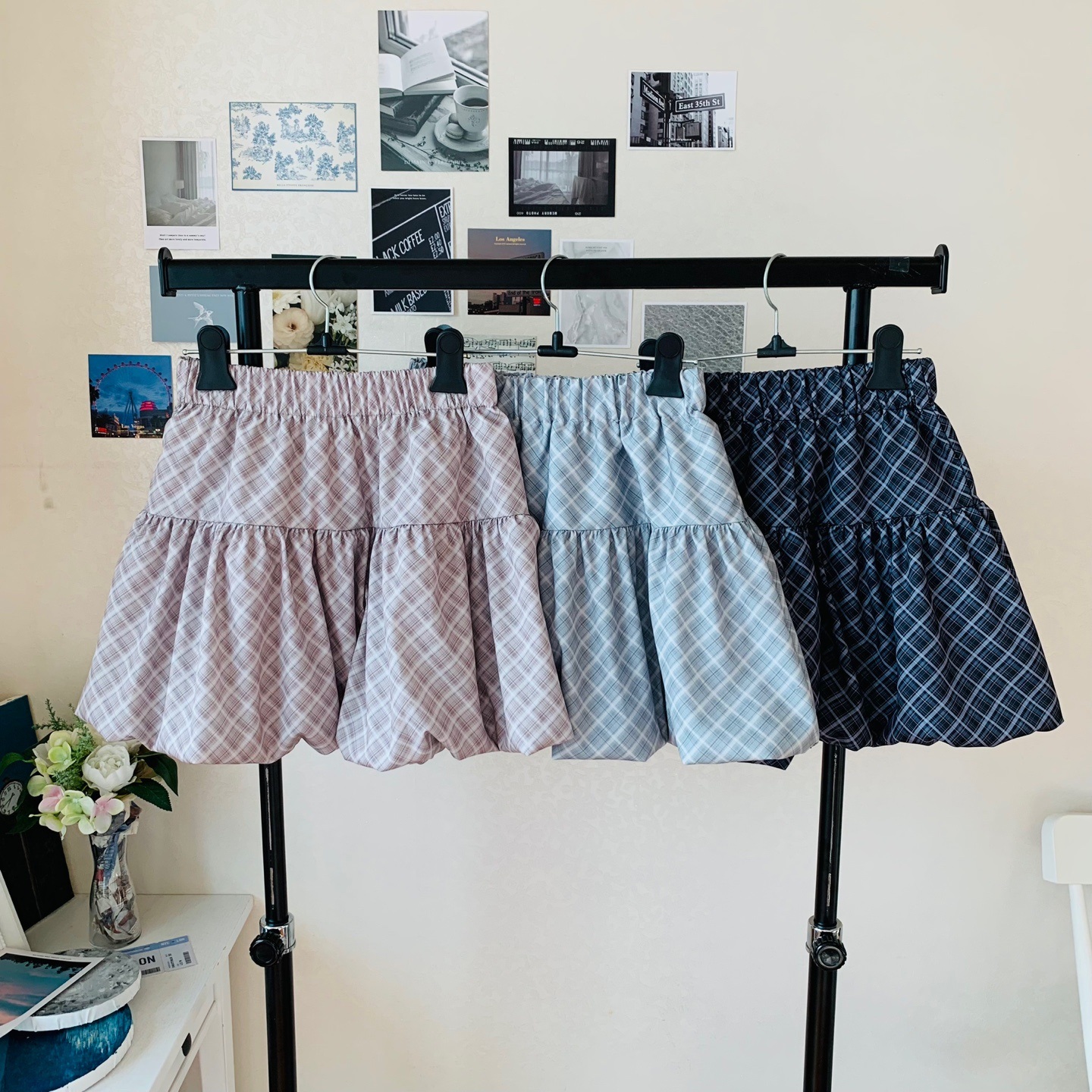 チェックバルーンミニスカート | 詳細画像5