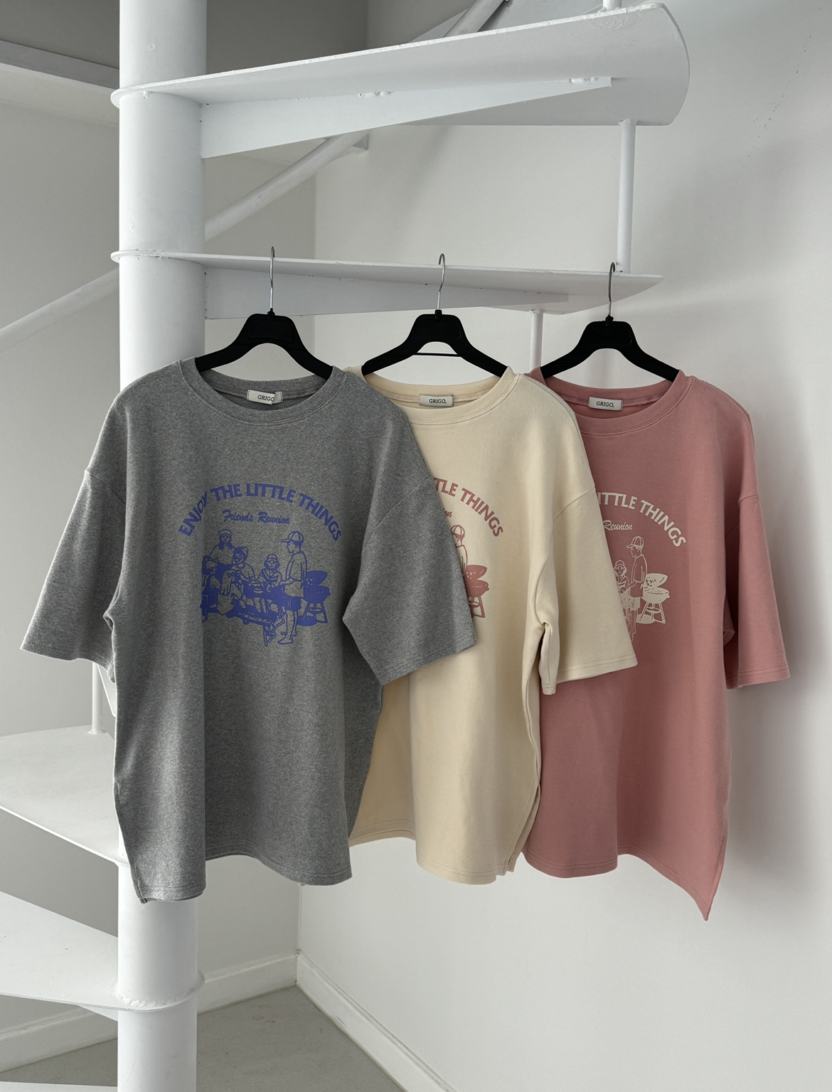起毛THINGSプリントスリット半袖Tシャツ | 詳細画像11