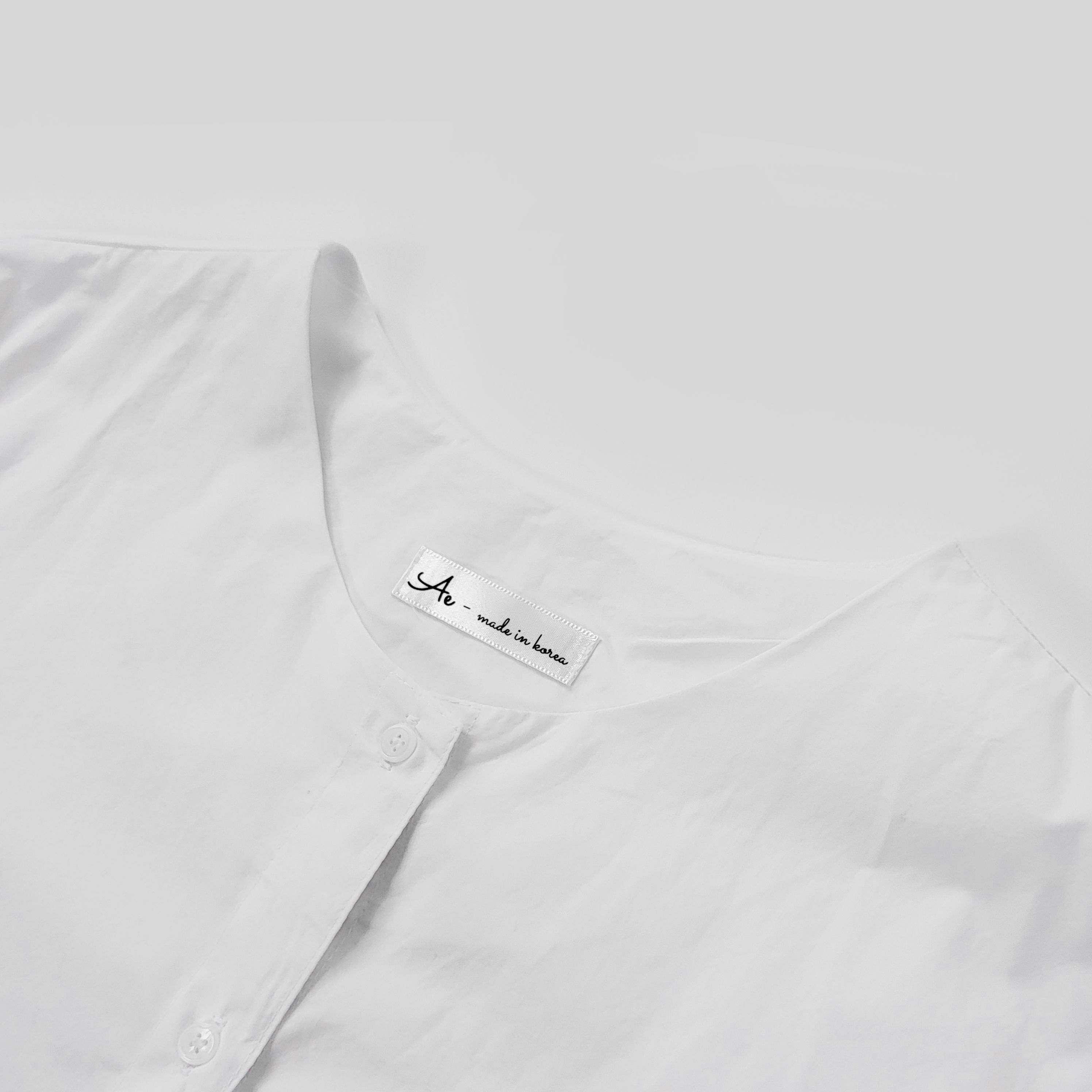 フリルスカーフ付ノーカラーボタンブラウス | 詳細画像7