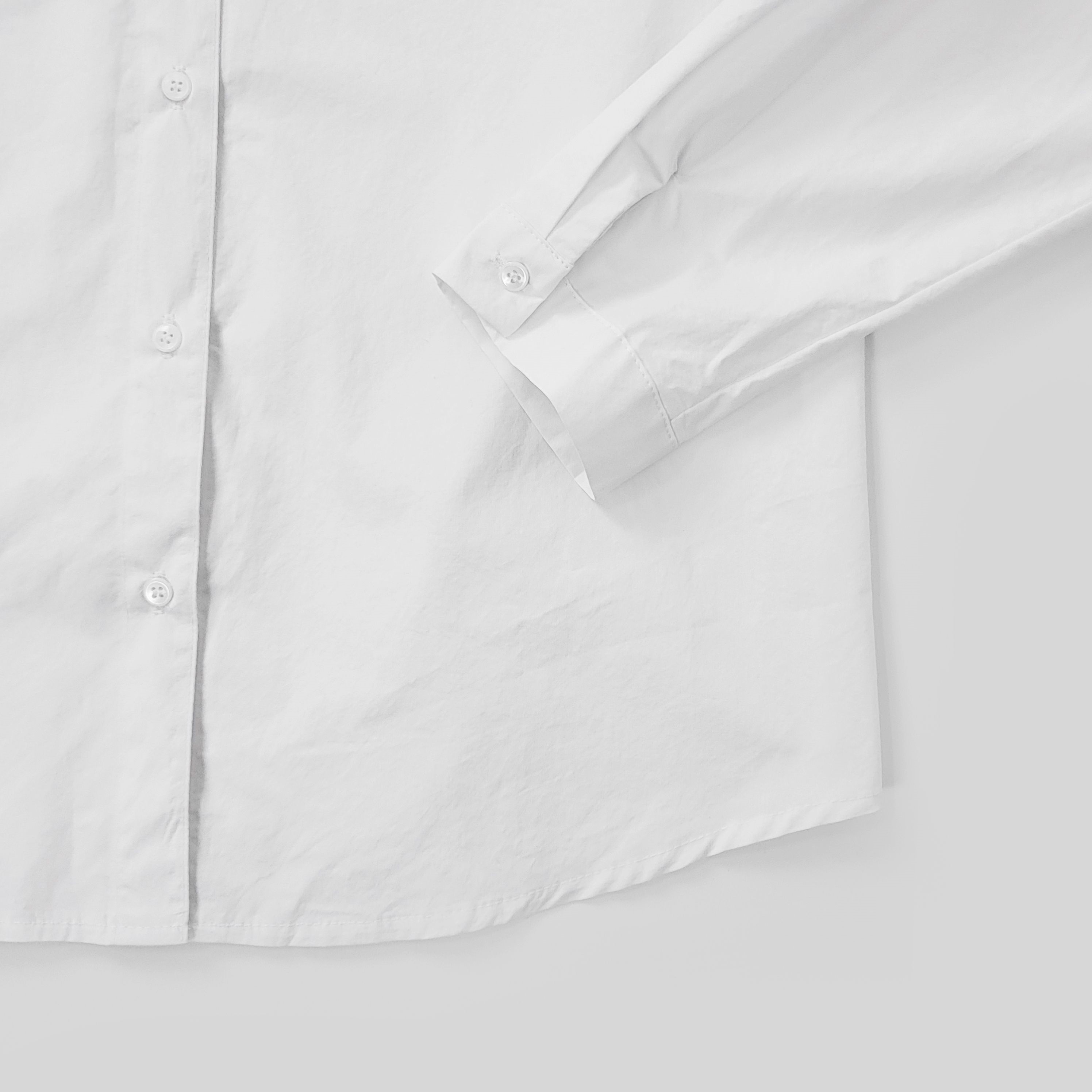 フリルスカーフ付ノーカラーボタンブラウス | 詳細画像8