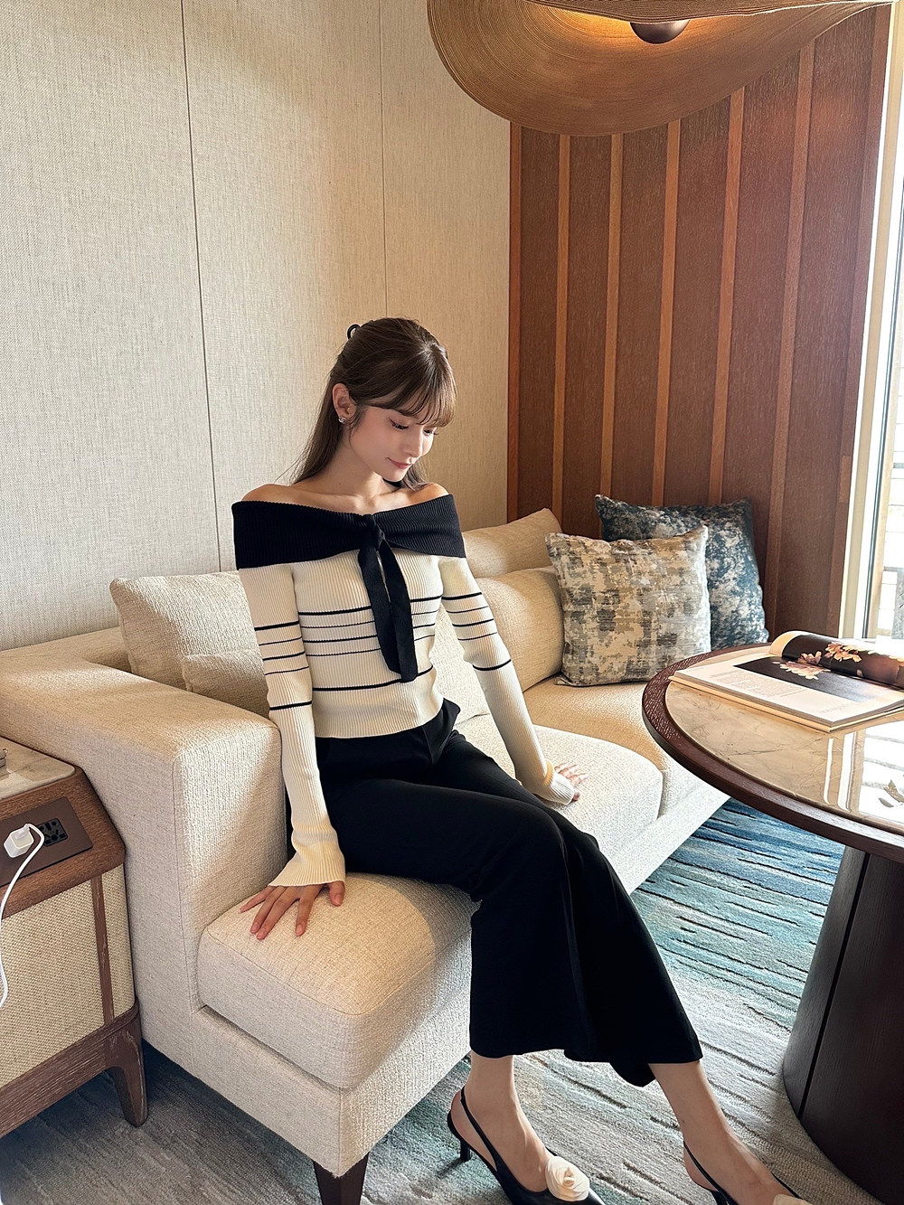 ローズコサージュスリングバックシューズ | 詳細画像6