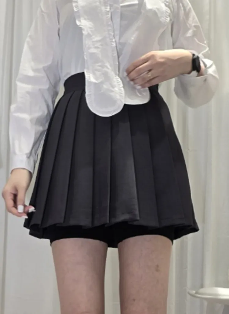 プリーツAラインミニスカート | 詳細画像1