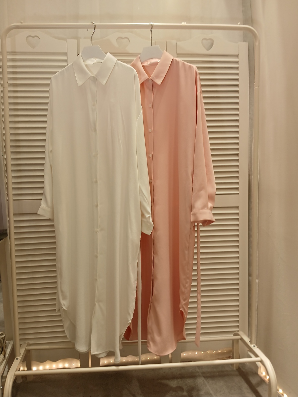 ストラップ付ロングシャツワンピース | 詳細画像3