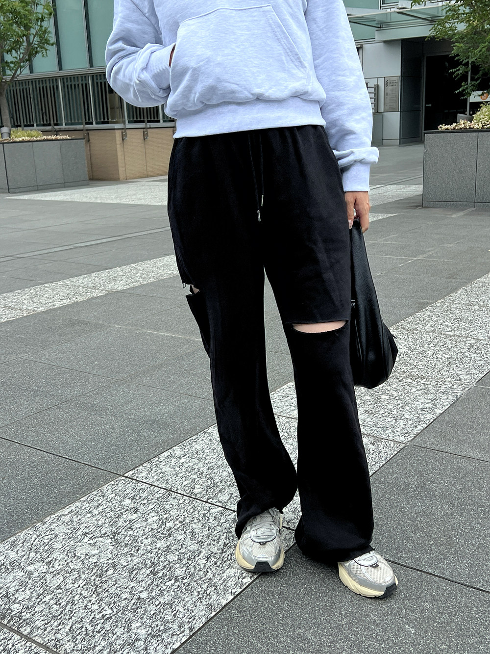 アシンメトリースリットスウェットパンツ | 詳細画像9