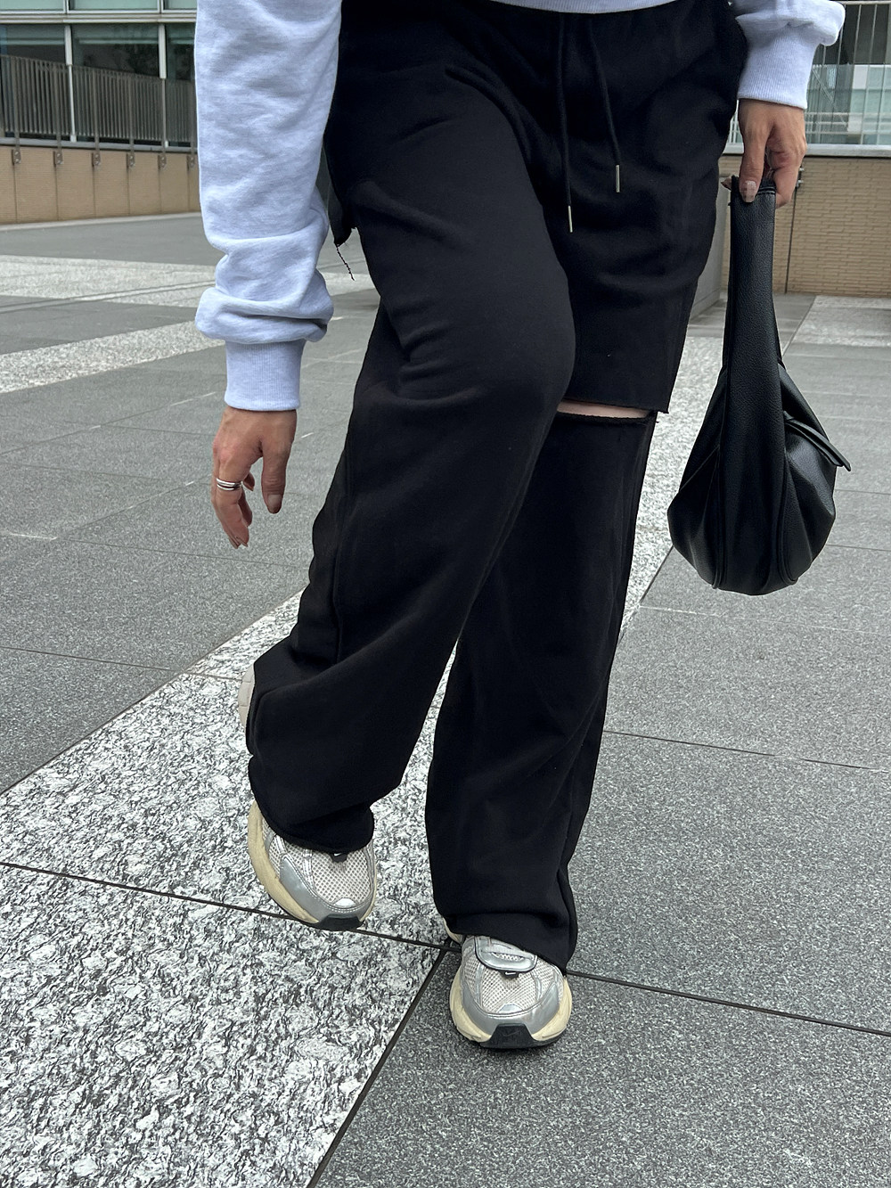 アシンメトリースリットスウェットパンツ | 詳細画像10