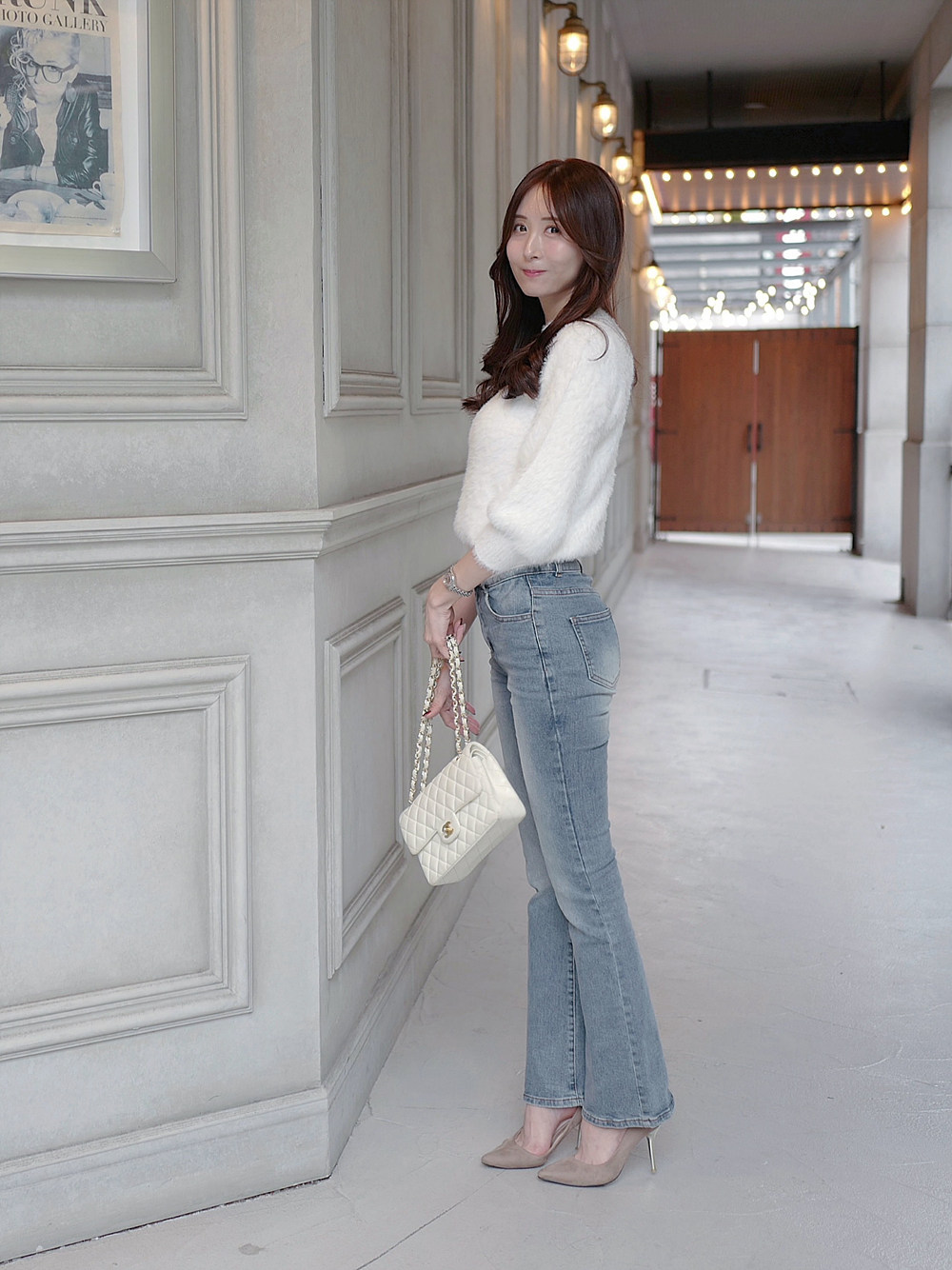 *再入荷*3TYPE骨盤パッド2ボタンフレアデニムパンツ | 詳細画像10