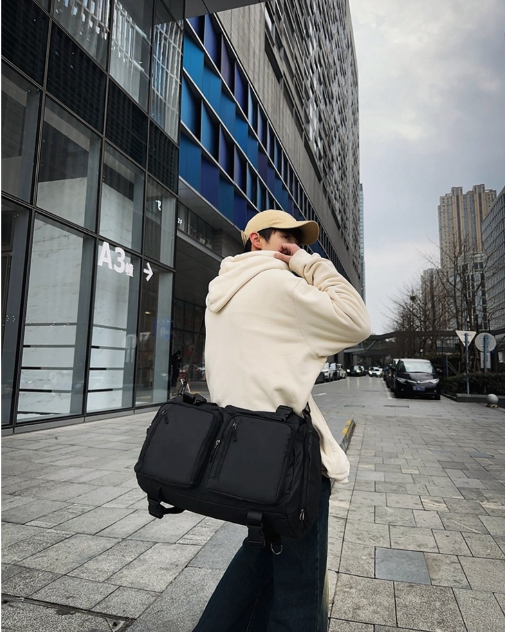 3WAYジップダブルポケットバッグ | 詳細画像7