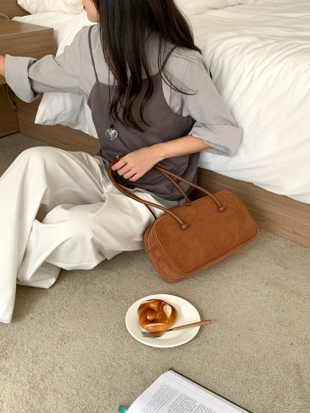 2TYPEノットハンドルスクエアバッグ | 詳細画像1