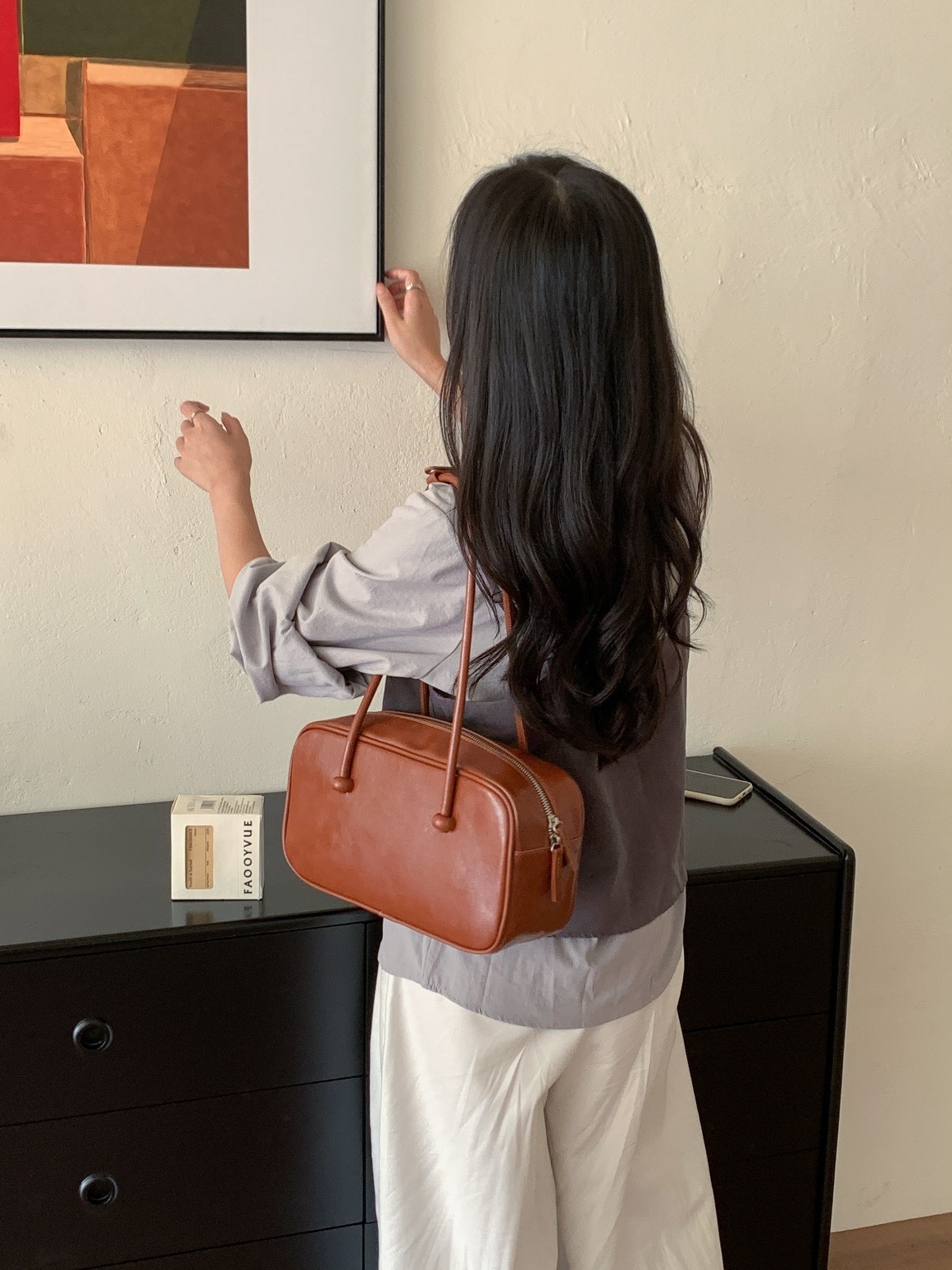 2TYPEノットハンドルスクエアバッグ | 詳細画像2