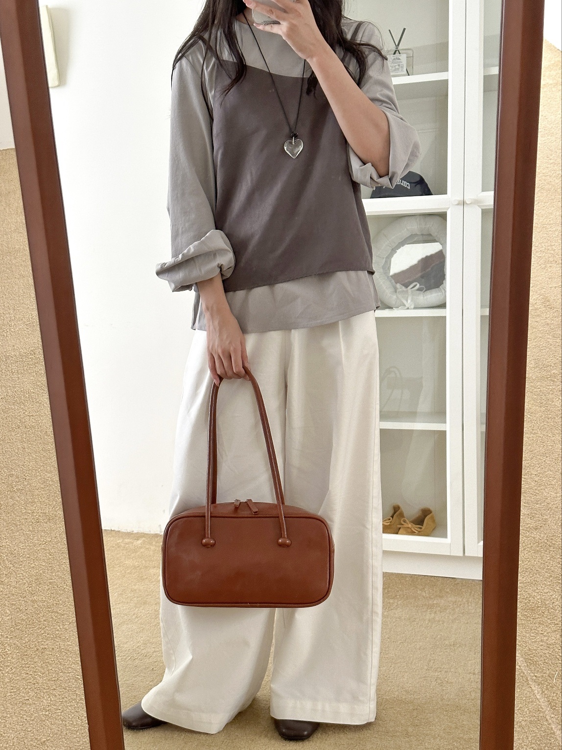 2TYPEノットハンドルスクエアバッグ | 詳細画像5