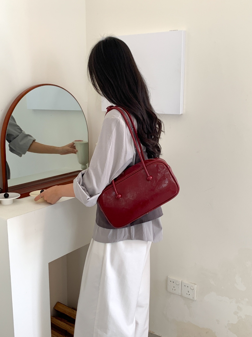 2TYPEノットハンドルスクエアバッグ | 詳細画像10