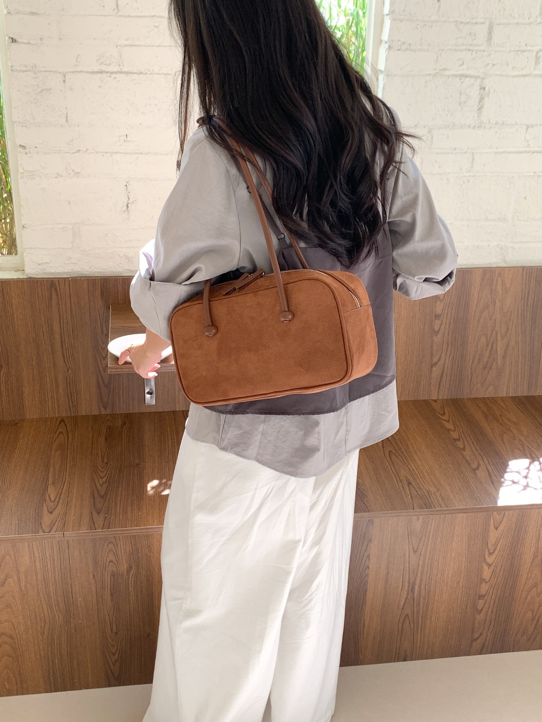 2TYPEノットハンドルスクエアバッグ | 詳細画像18