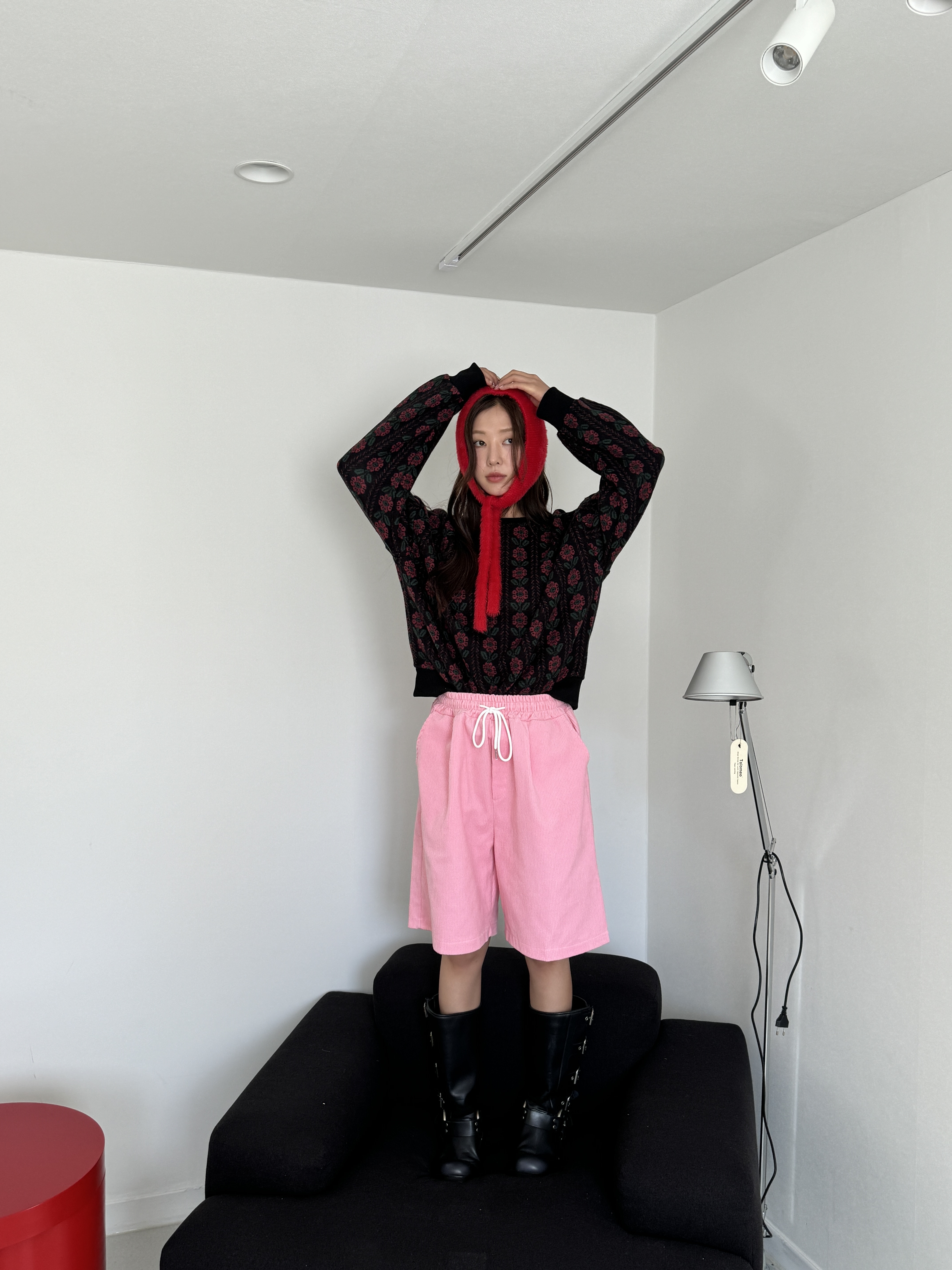 ドロストコーデュロイハーフワイドパンツ | 詳細画像8