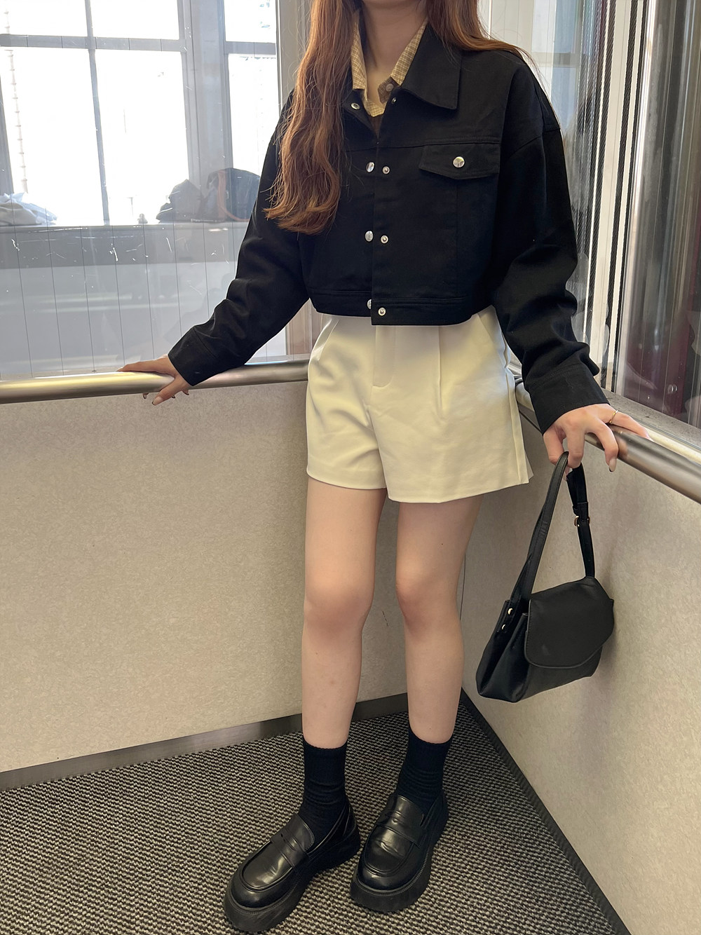 ベルト付ワンタックショートパンツ | 詳細画像5
