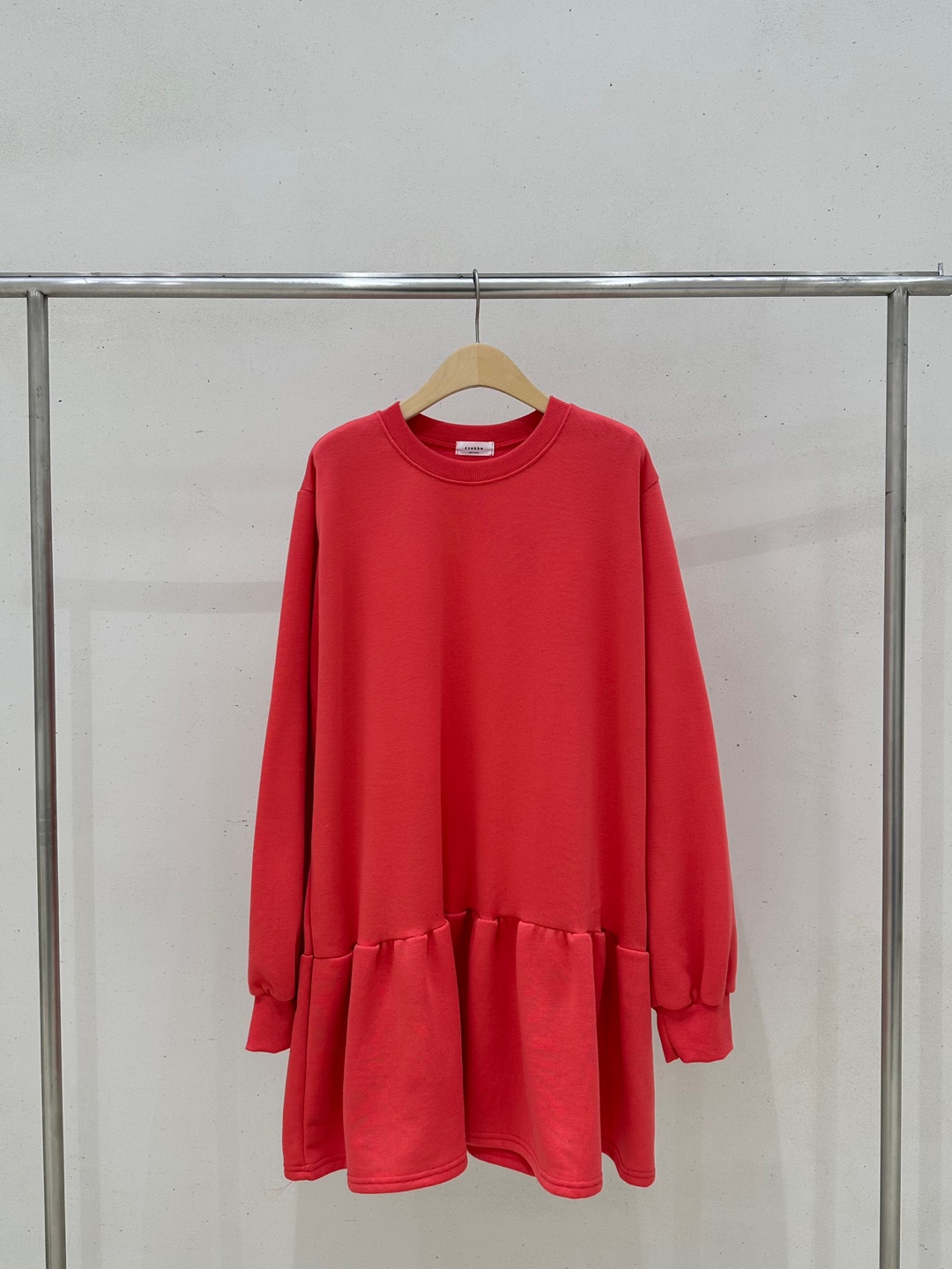 裏起毛ギャザーフレアヘムスウェットワンピース | 詳細画像15