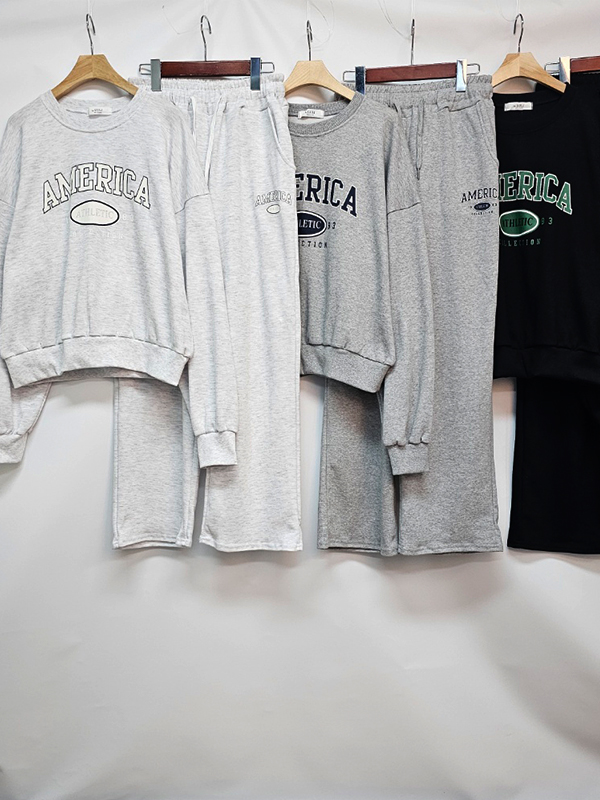 AMERICAロゴスウェット&ワイドパンツSET | 詳細画像16