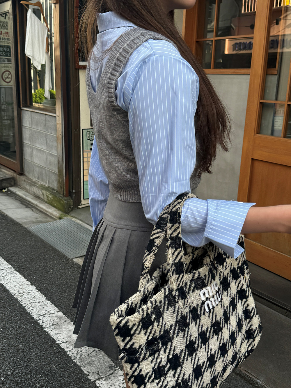 パンツ裏地ベルトプリーツスカート | 詳細画像11