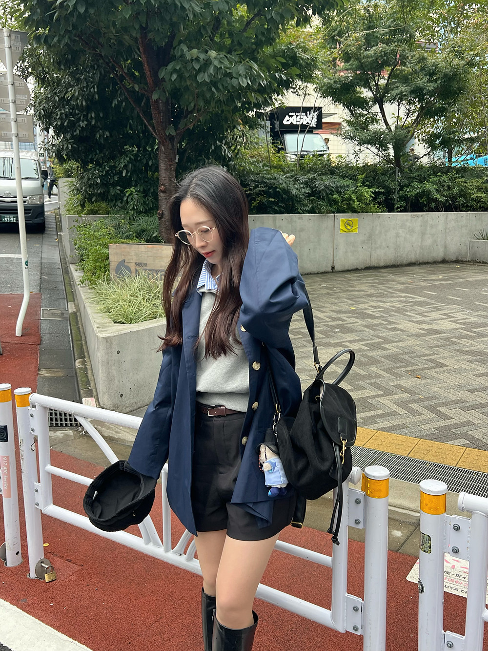 ベルト付ハイウエストショートパンツ | 詳細画像3