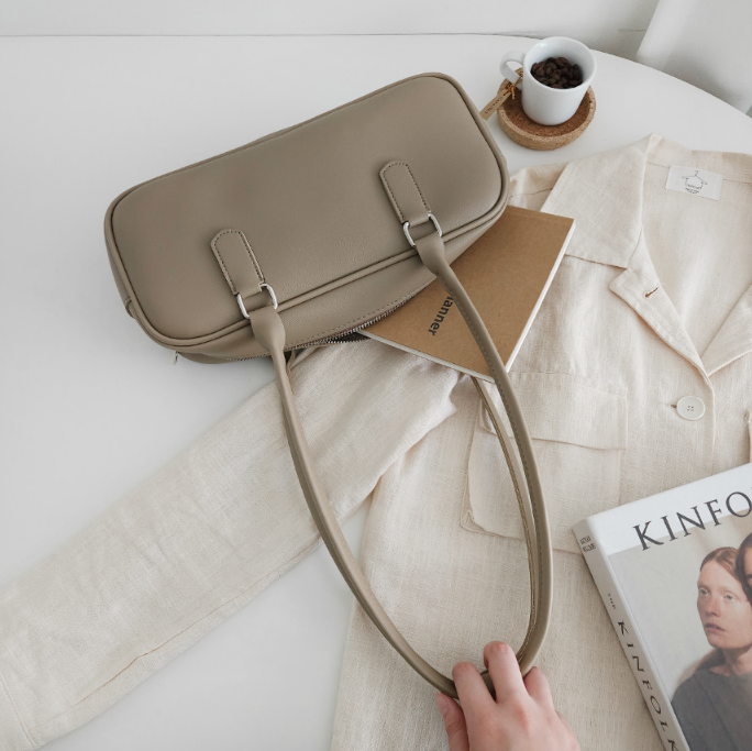 ロングダブルハンドルスクエアバッグ | 詳細画像16