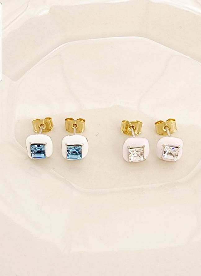 スクエアキュービックミニピアス | 詳細画像4